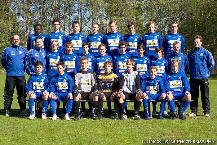 IFK Skövde FK Ungdomslag 2006,herr,Lillegårdens IP,Skövde,Sverige,Lagfotografering,,2006,42599