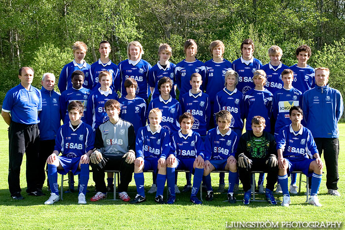 IFK Skövde FK Ungdomslag 2007,herr,Lillegårdens IP,Skövde,Sverige,Lagfotografering,,2007,42527