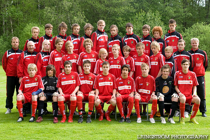 Skövde AIK Ungdomslag 2008,herr,Lillegårdens IP,Skövde,Sverige,Lagfotografering,,2008,42451