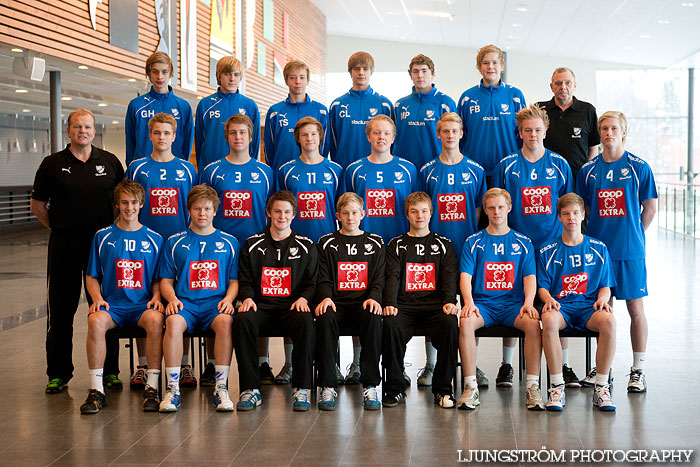 IFK Skövde HK A-pojkar 2010-2011,herr,Arena Skövde,Skövde,Sverige,Lagfotografering,,2010,41527
