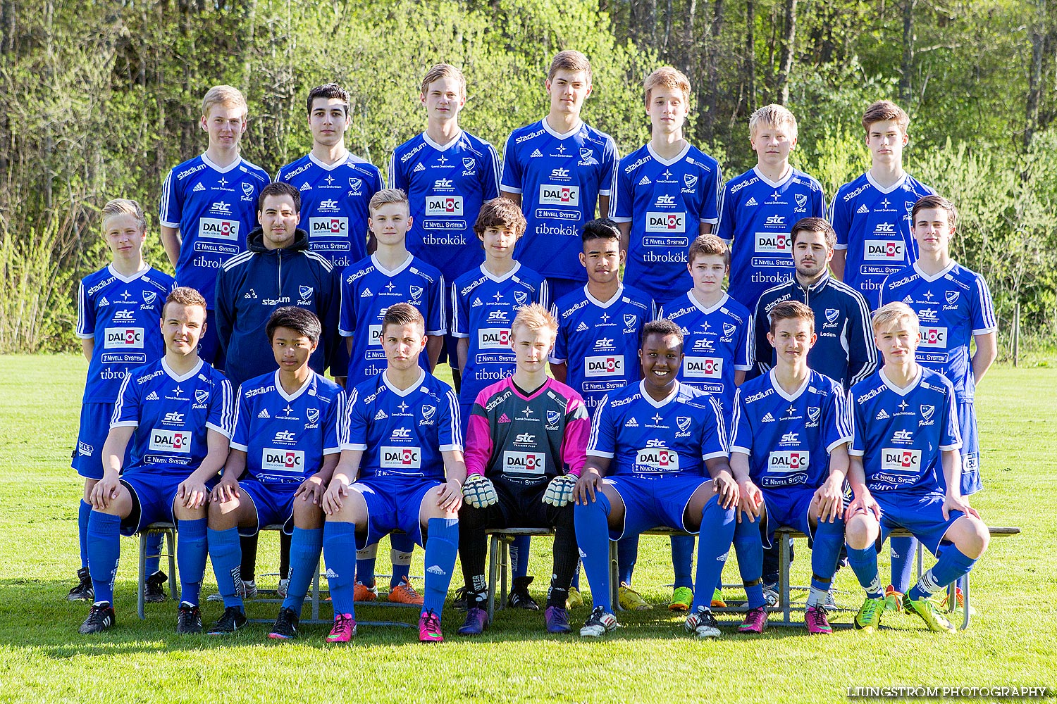 IFK Skövde FK Ungdomslag 2014,herr,Lillegårdens IP,Skövde,Sverige,Lagfotografering,,2014,87593