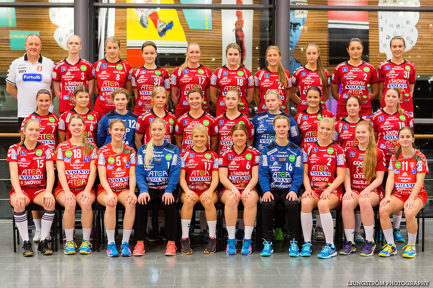 HF Somby/Skövde / Skövde HF Juniorer 2015-2016,dam,Arena Skövde,Skövde,Sverige,Lagfotografering,,2015,124333