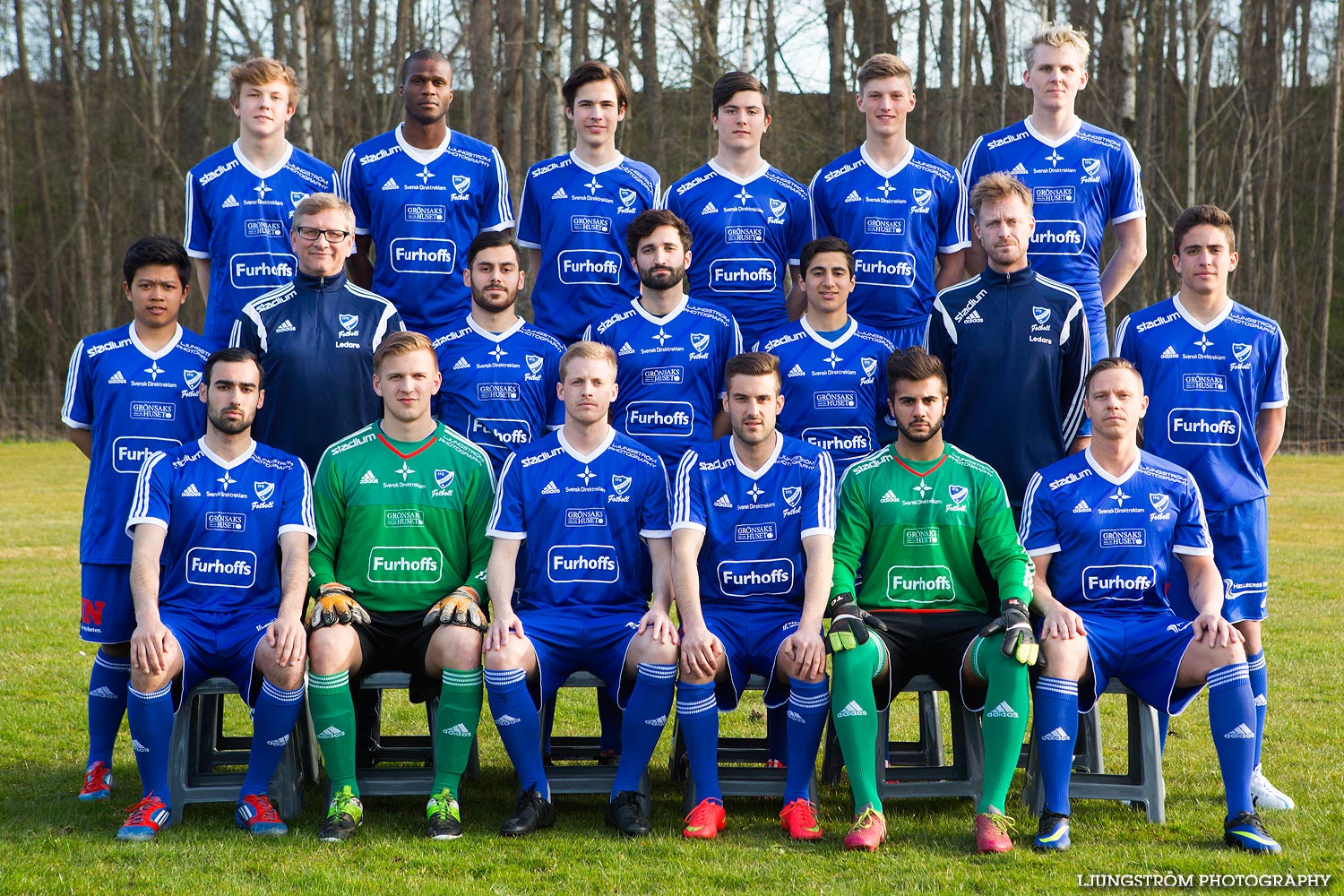 IFK Skövde FK 2015,herr,Lillegårdens IP,Skövde,Sverige,Lagfotografering,,2015,113800