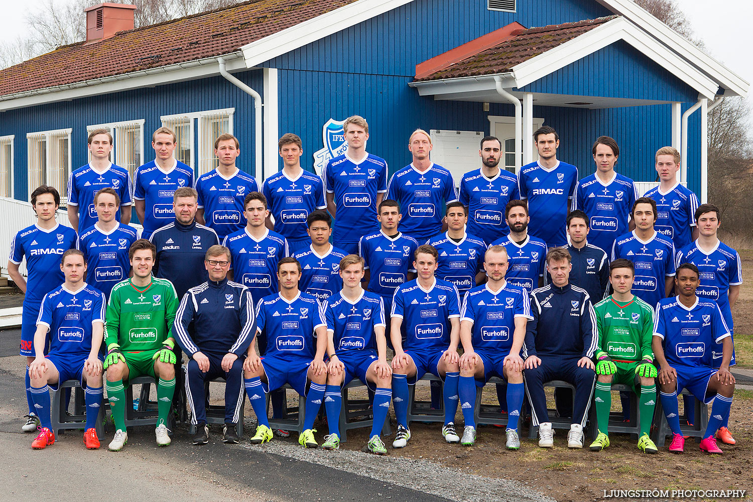 IFK Skövde FK 2016,herr,Lillegårdens IP,Skövde,Sverige,Lagfotografering,,2016,136381
