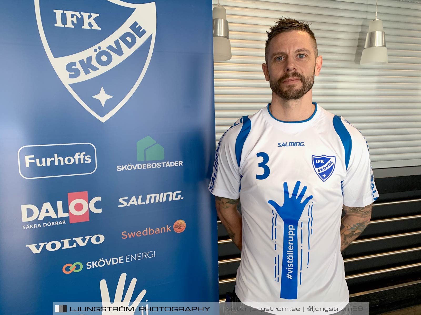 IFK Skövde HK Vi ställer upp,herr,Arena Skövde,Skövde,Sverige,Lagfotografering,,2019,226491