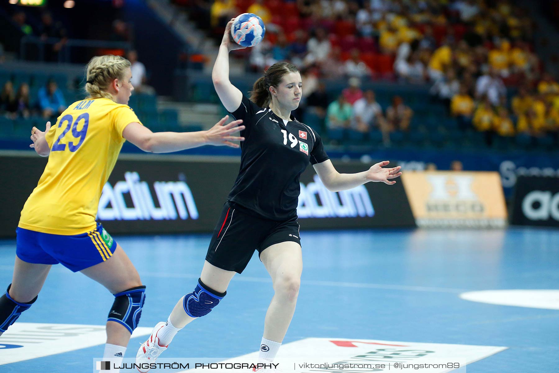 EM-kval Sverige-Schweiz 36-17,dam,Scandinavium,Göteborg,Sverige,Handboll,,2014,146419