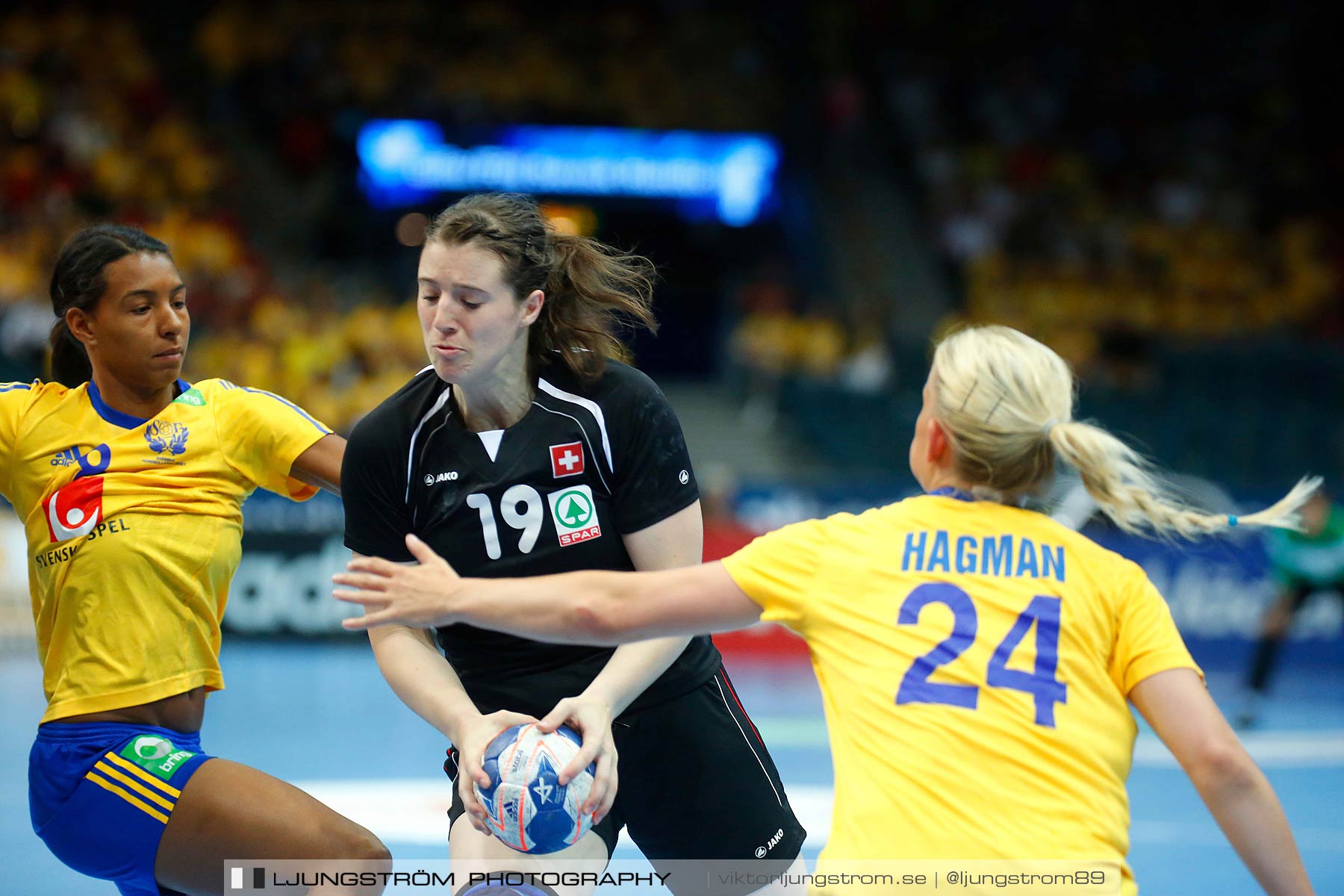 EM-kval Sverige-Schweiz 36-17,dam,Scandinavium,Göteborg,Sverige,Handboll,,2014,146467