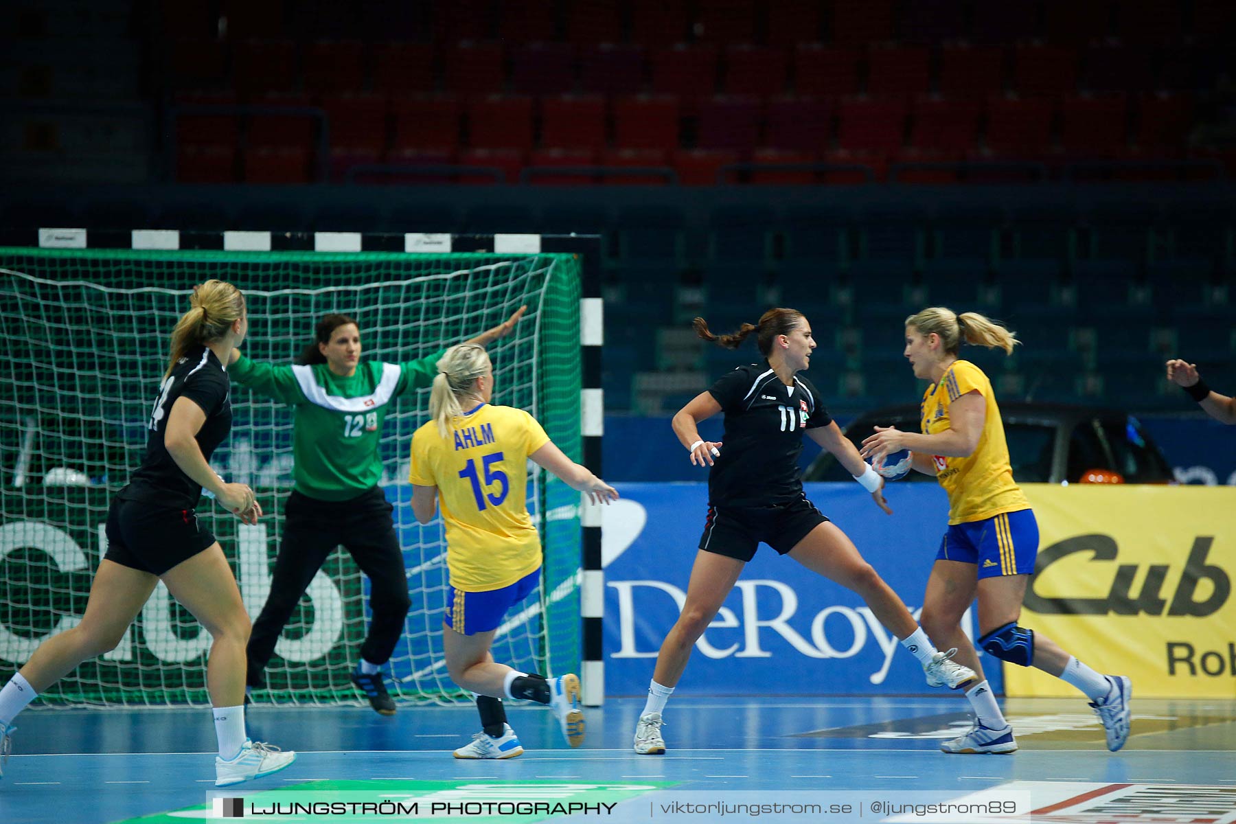 EM-kval Sverige-Schweiz 36-17,dam,Scandinavium,Göteborg,Sverige,Handboll,,2014,146526