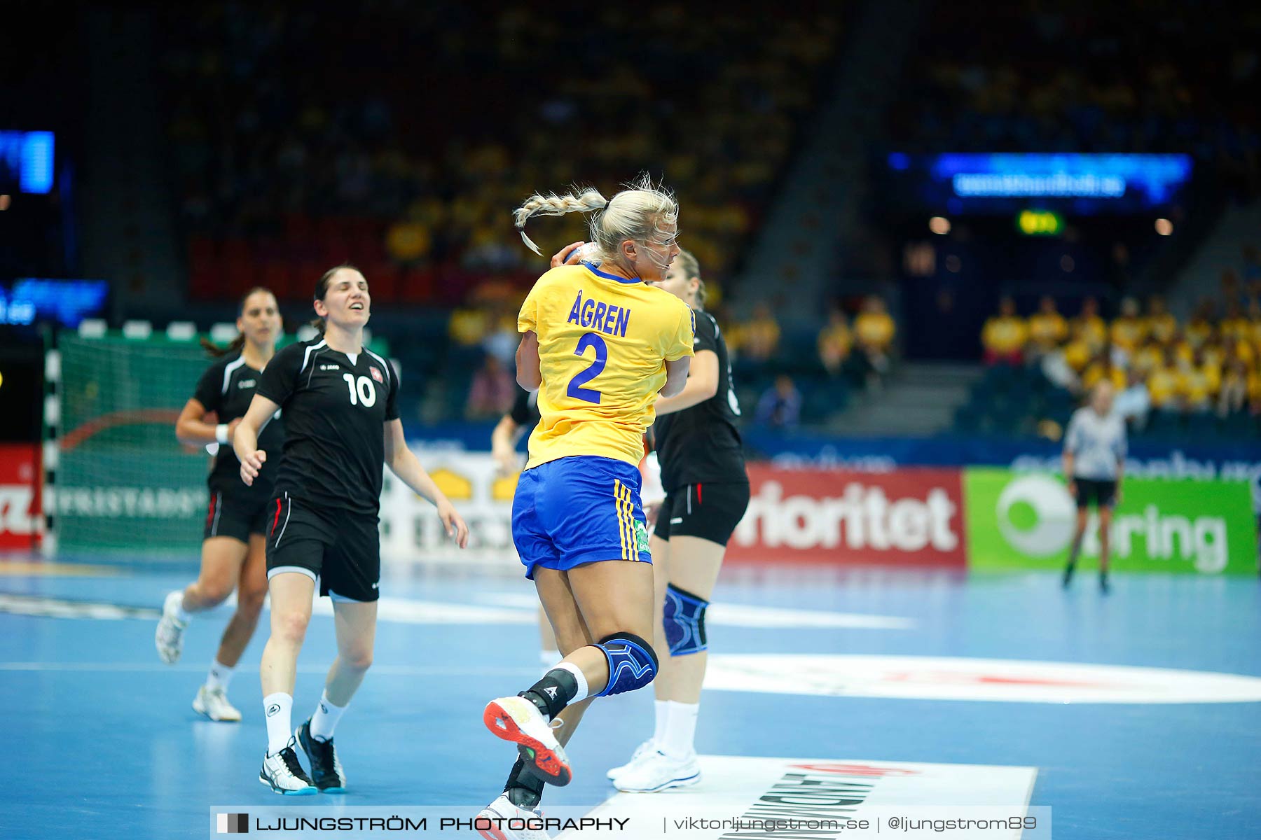 EM-kval Sverige-Schweiz 36-17,dam,Scandinavium,Göteborg,Sverige,Handboll,,2014,146711