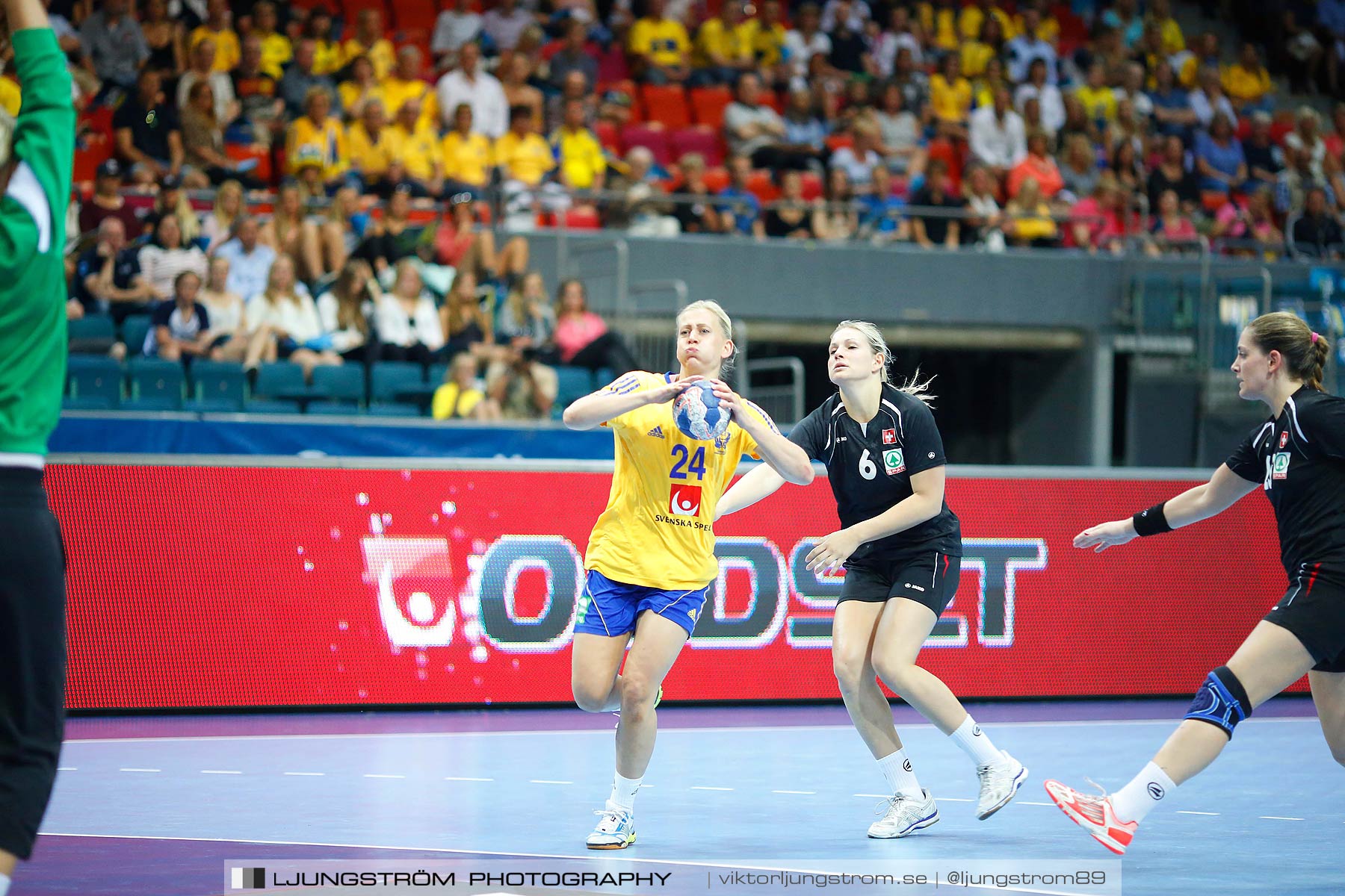 EM-kval Sverige-Schweiz 36-17,dam,Scandinavium,Göteborg,Sverige,Handboll,,2014,146757