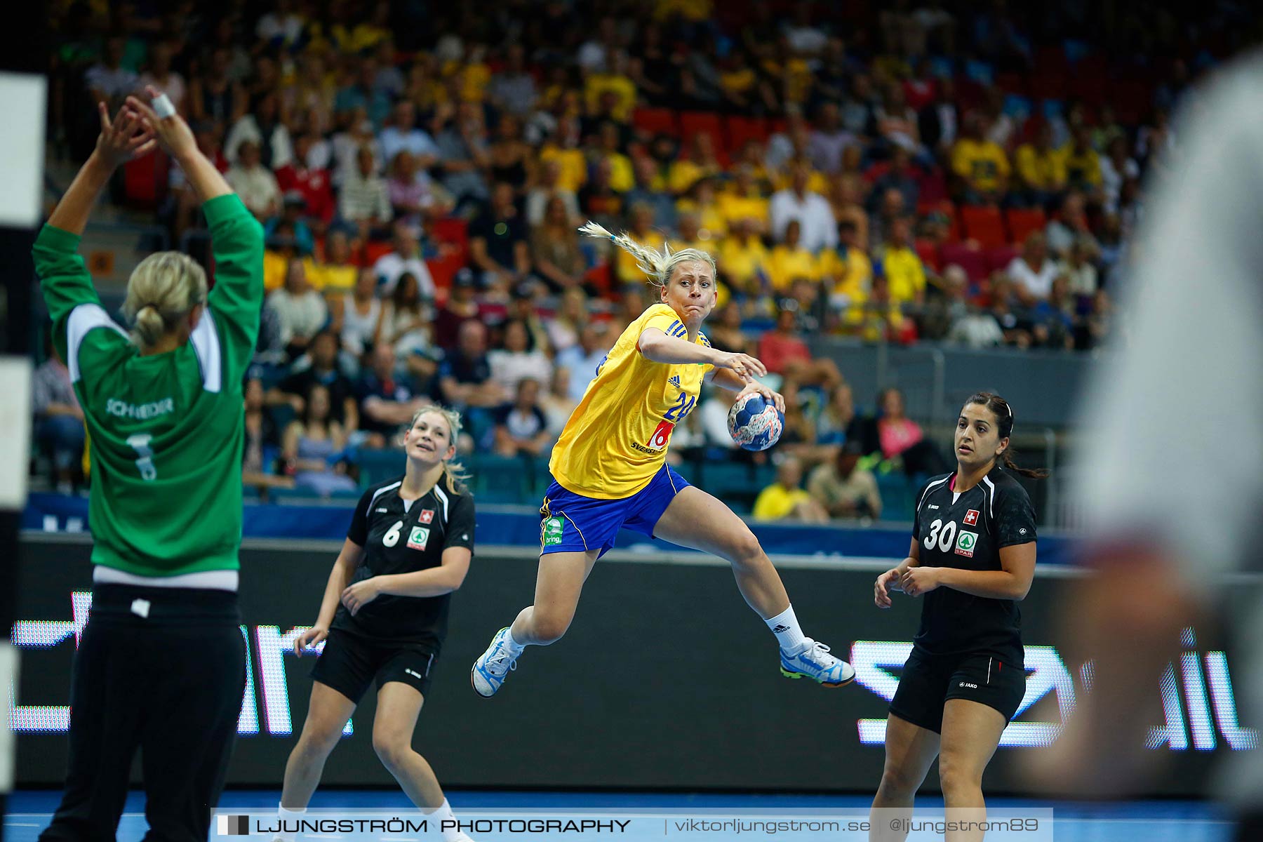 EM-kval Sverige-Schweiz 36-17,dam,Scandinavium,Göteborg,Sverige,Handboll,,2014,146823