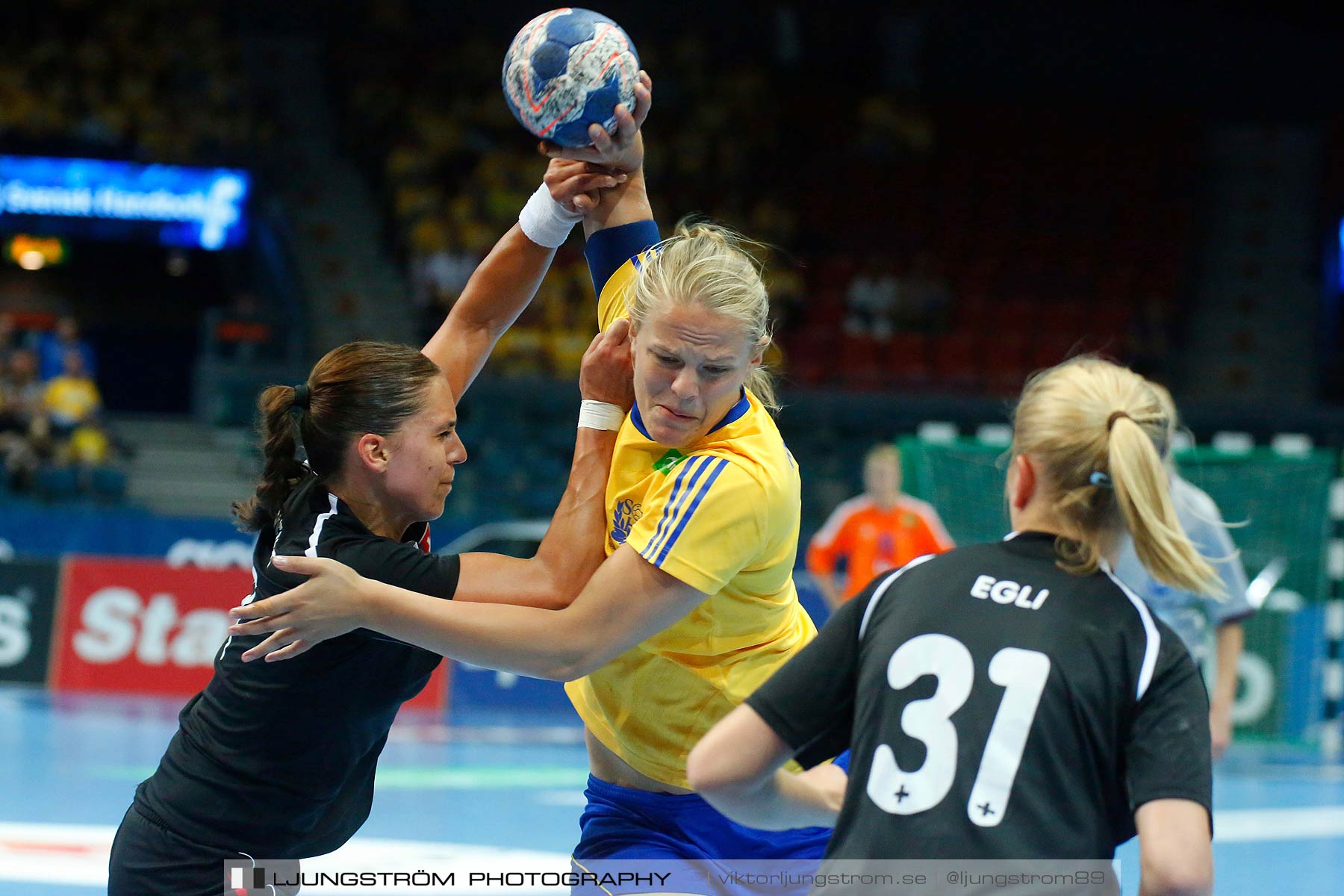 EM-kval Sverige-Schweiz 36-17,dam,Scandinavium,Göteborg,Sverige,Handboll,,2014,147030