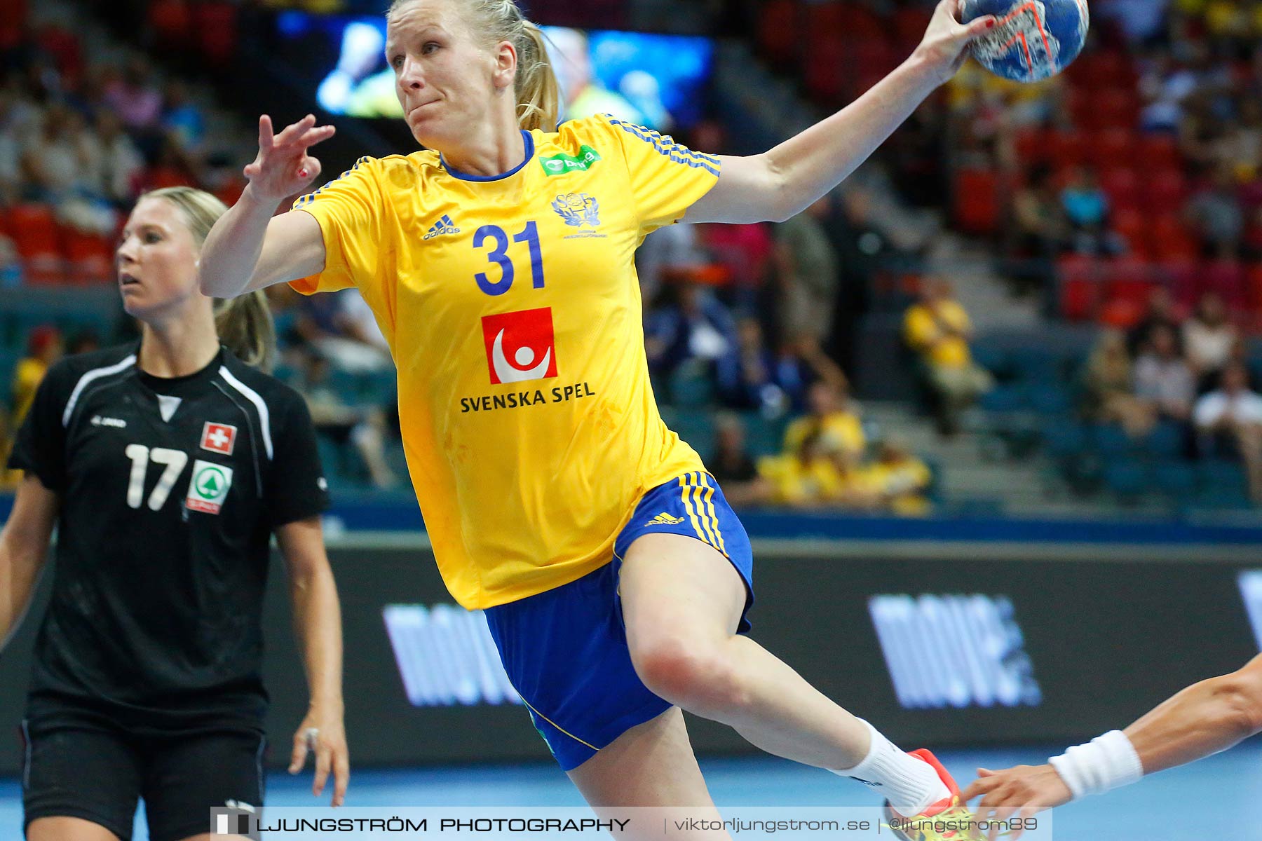 EM-kval Sverige-Schweiz 36-17,dam,Scandinavium,Göteborg,Sverige,Handboll,,2014,147045