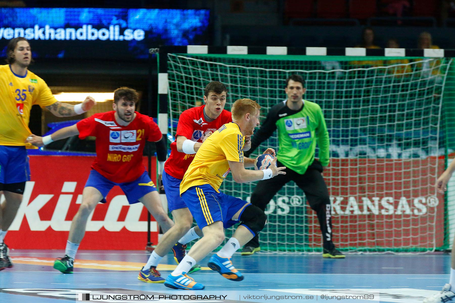 VM-kval Sverige-Rumänien 27-21,herr,Scandinavium,Göteborg,Sverige,Handboll,,2014,148165