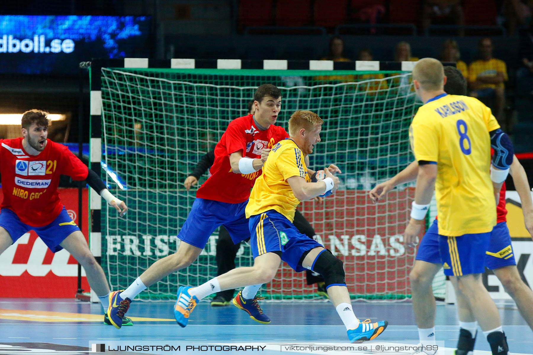 VM-kval Sverige-Rumänien 27-21,herr,Scandinavium,Göteborg,Sverige,Handboll,,2014,148166