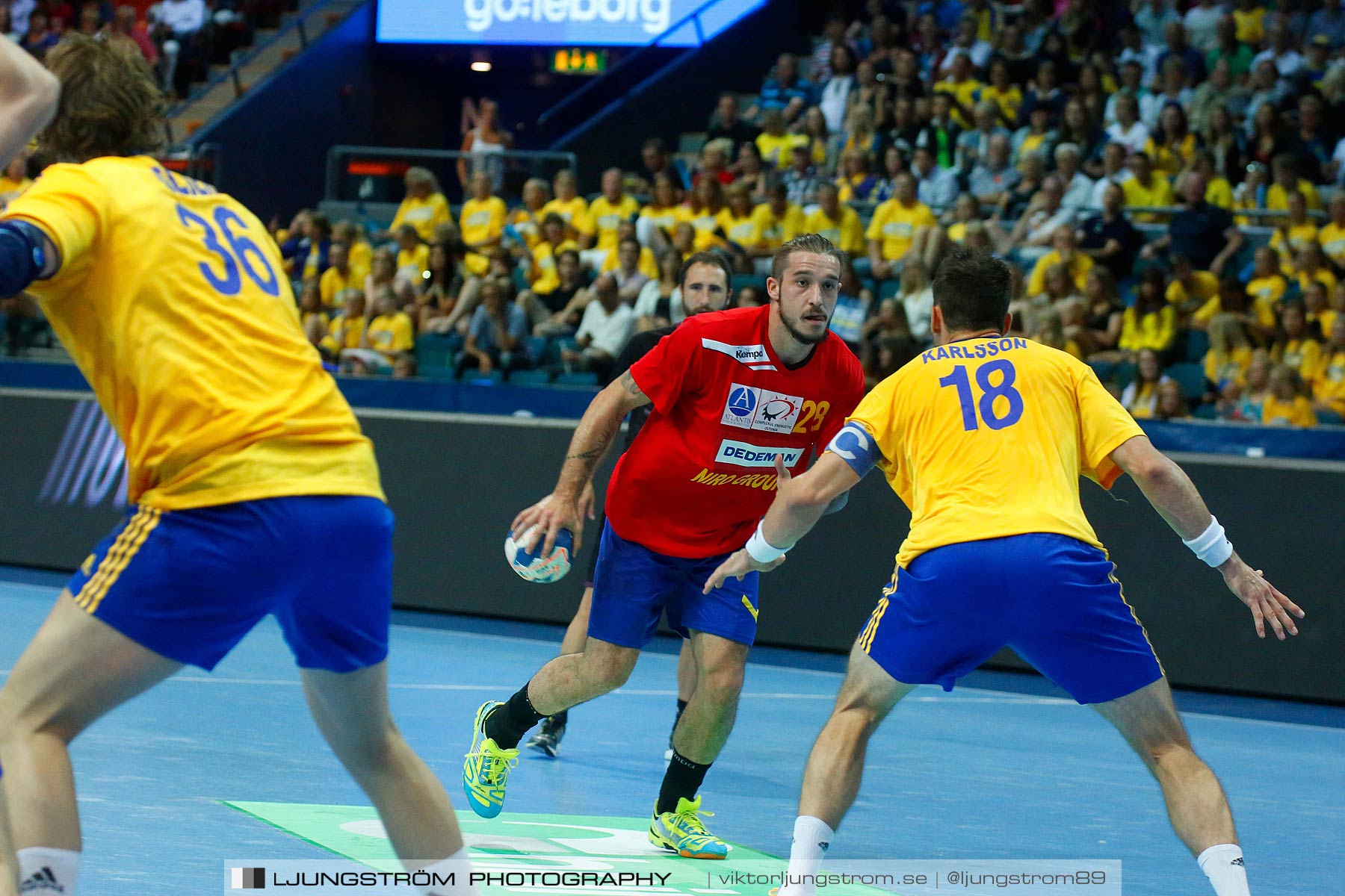 VM-kval Sverige-Rumänien 27-21,herr,Scandinavium,Göteborg,Sverige,Handboll,,2014,148183