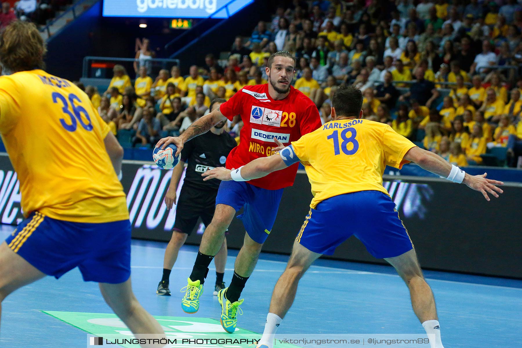 VM-kval Sverige-Rumänien 27-21,herr,Scandinavium,Göteborg,Sverige,Handboll,,2014,148184