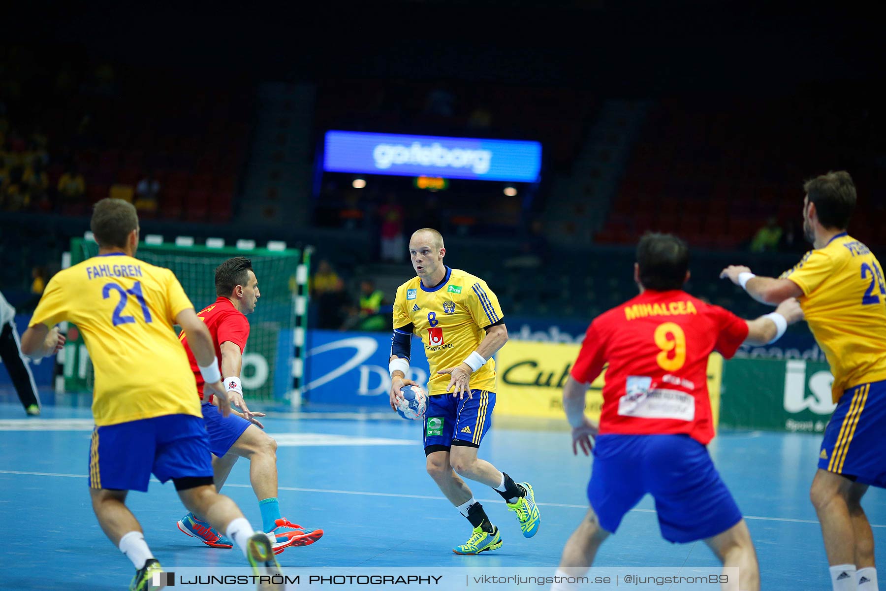 VM-kval Sverige-Rumänien 27-21,herr,Scandinavium,Göteborg,Sverige,Handboll,,2014,148211