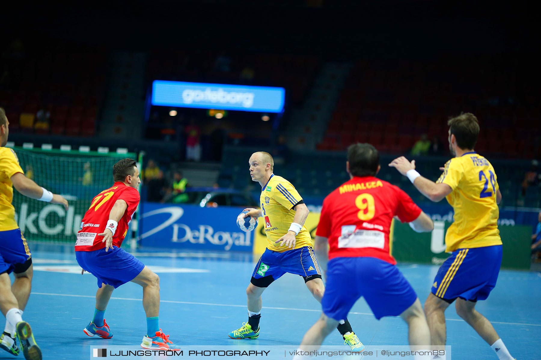 VM-kval Sverige-Rumänien 27-21,herr,Scandinavium,Göteborg,Sverige,Handboll,,2014,148212