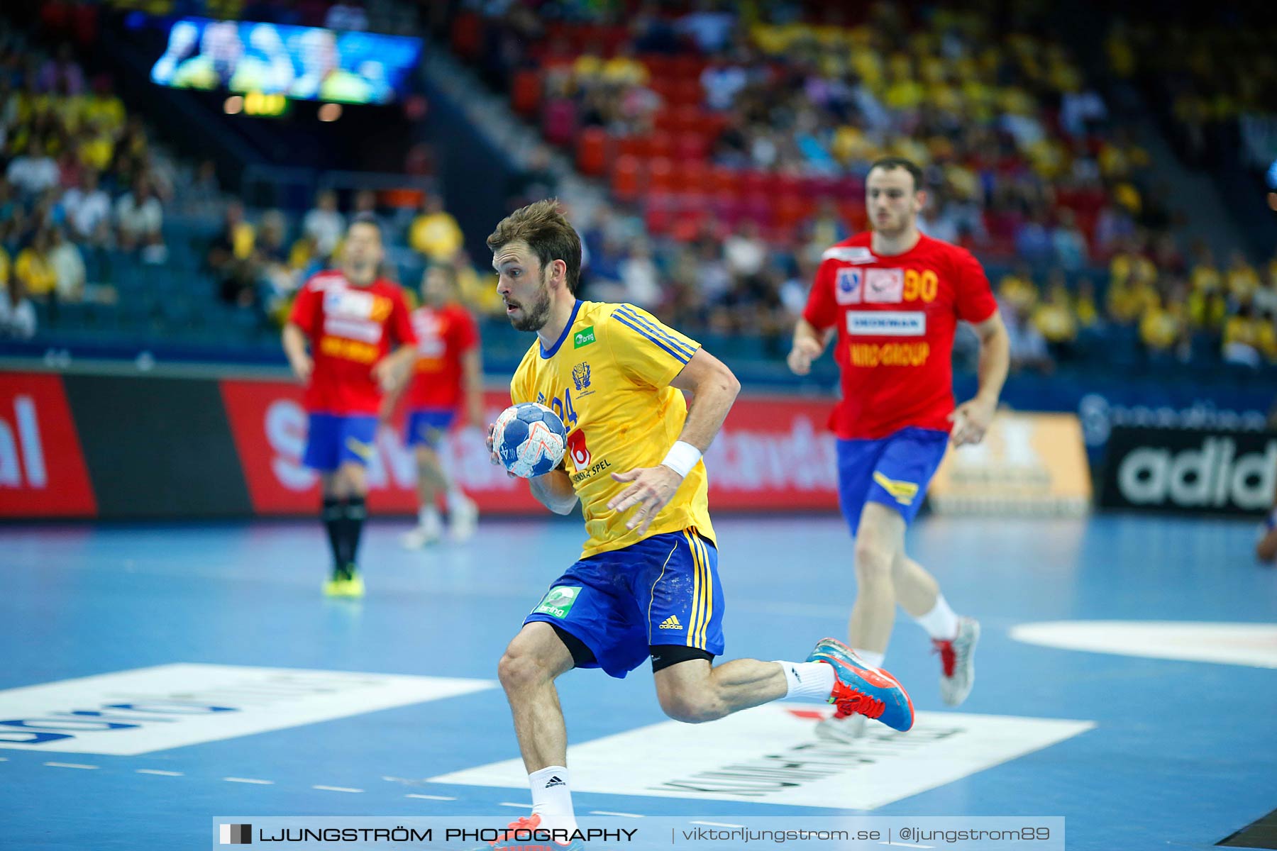 VM-kval Sverige-Rumänien 27-21,herr,Scandinavium,Göteborg,Sverige,Handboll,,2014,148244