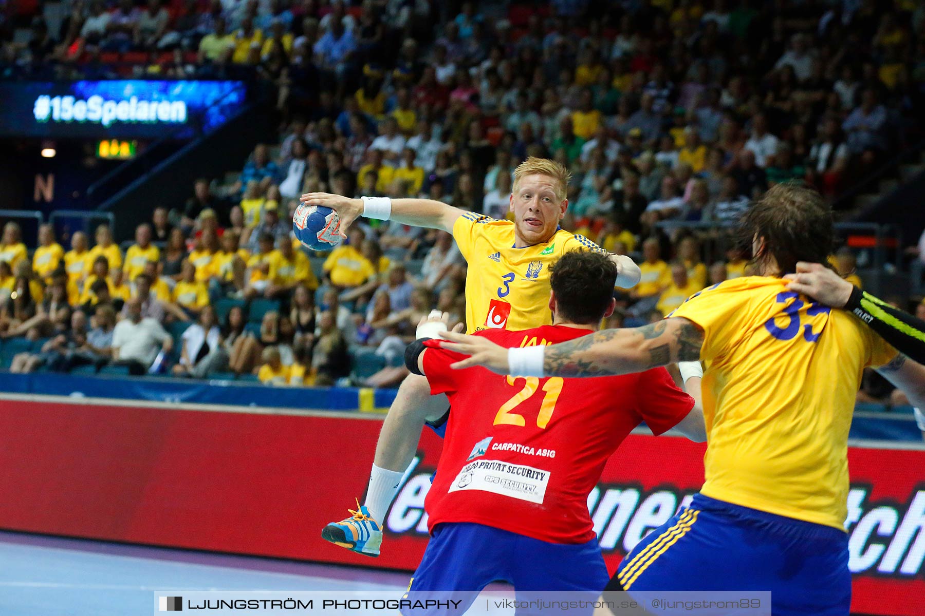 VM-kval Sverige-Rumänien 27-21,herr,Scandinavium,Göteborg,Sverige,Handboll,,2014,148359