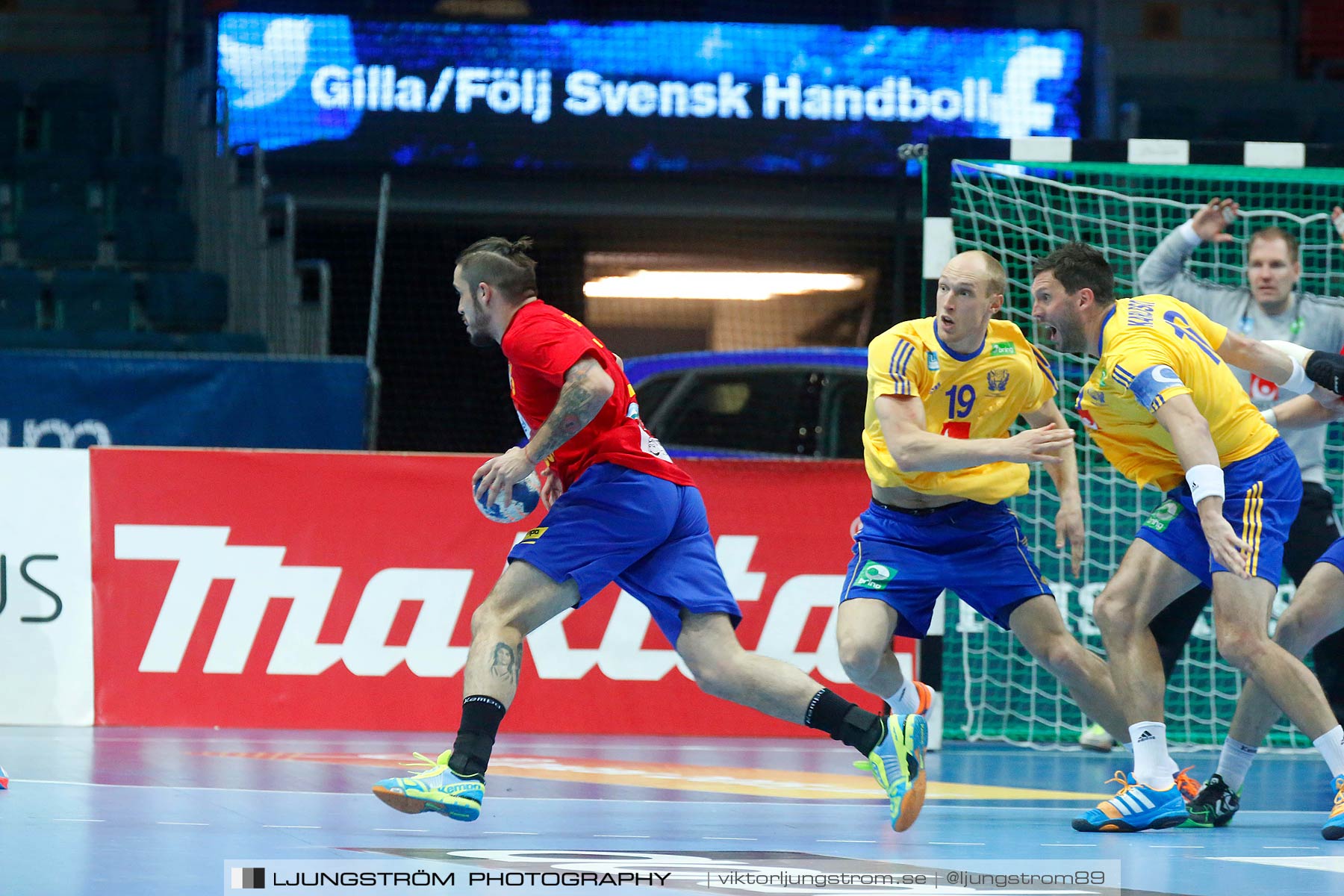VM-kval Sverige-Rumänien 27-21,herr,Scandinavium,Göteborg,Sverige,Handboll,,2014,148380