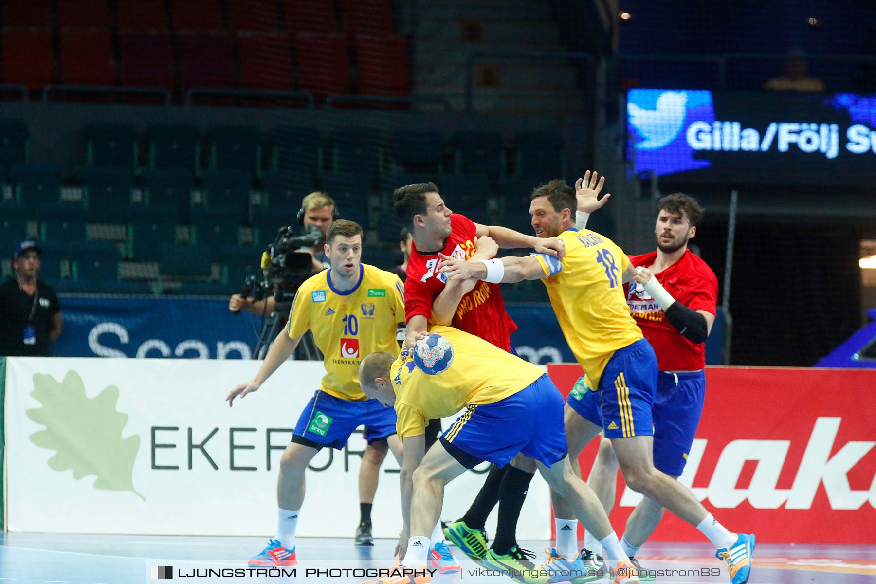 VM-kval Sverige-Rumänien 27-21,herr,Scandinavium,Göteborg,Sverige,Handboll,,2014,148391