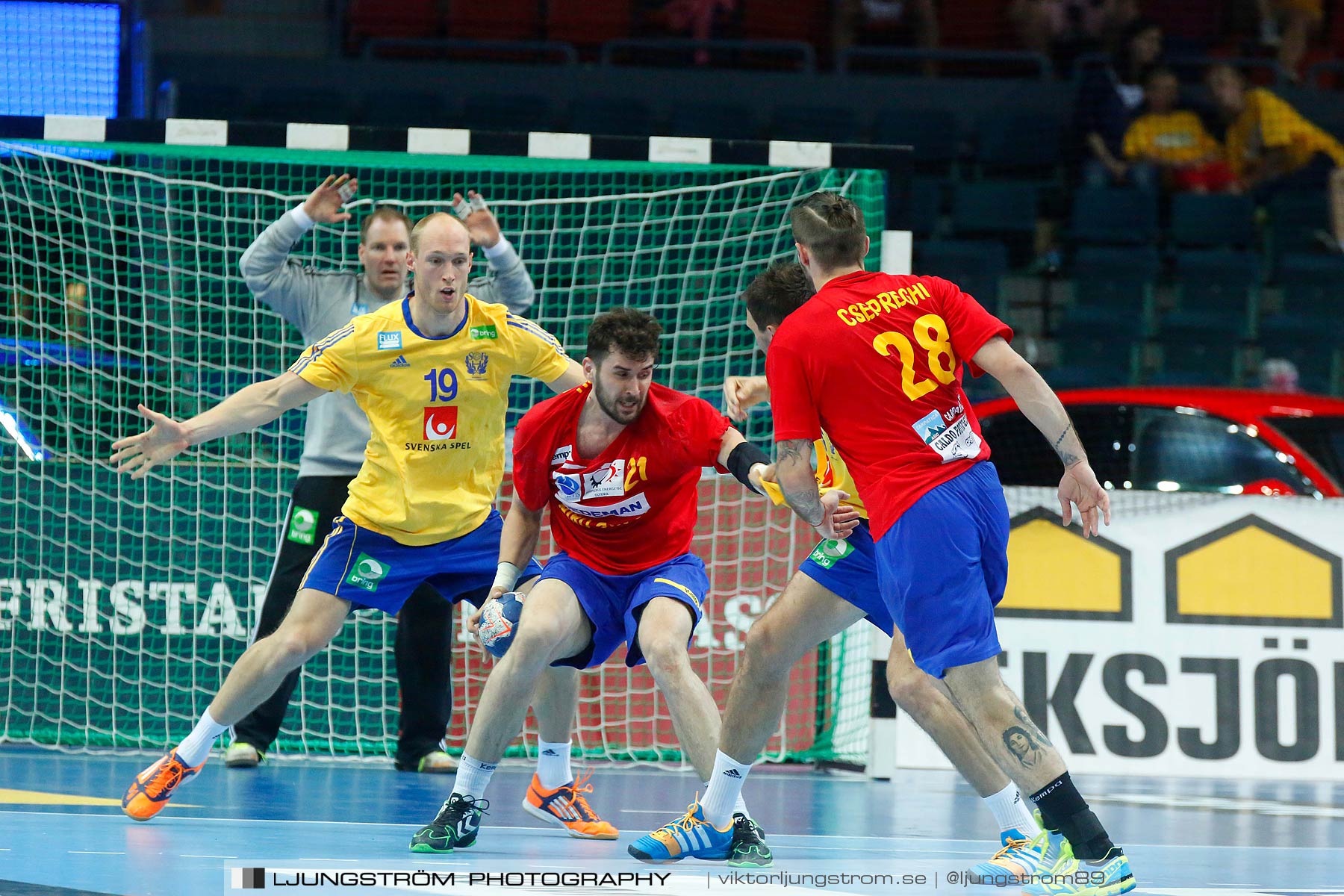 VM-kval Sverige-Rumänien 27-21,herr,Scandinavium,Göteborg,Sverige,Handboll,,2014,148394