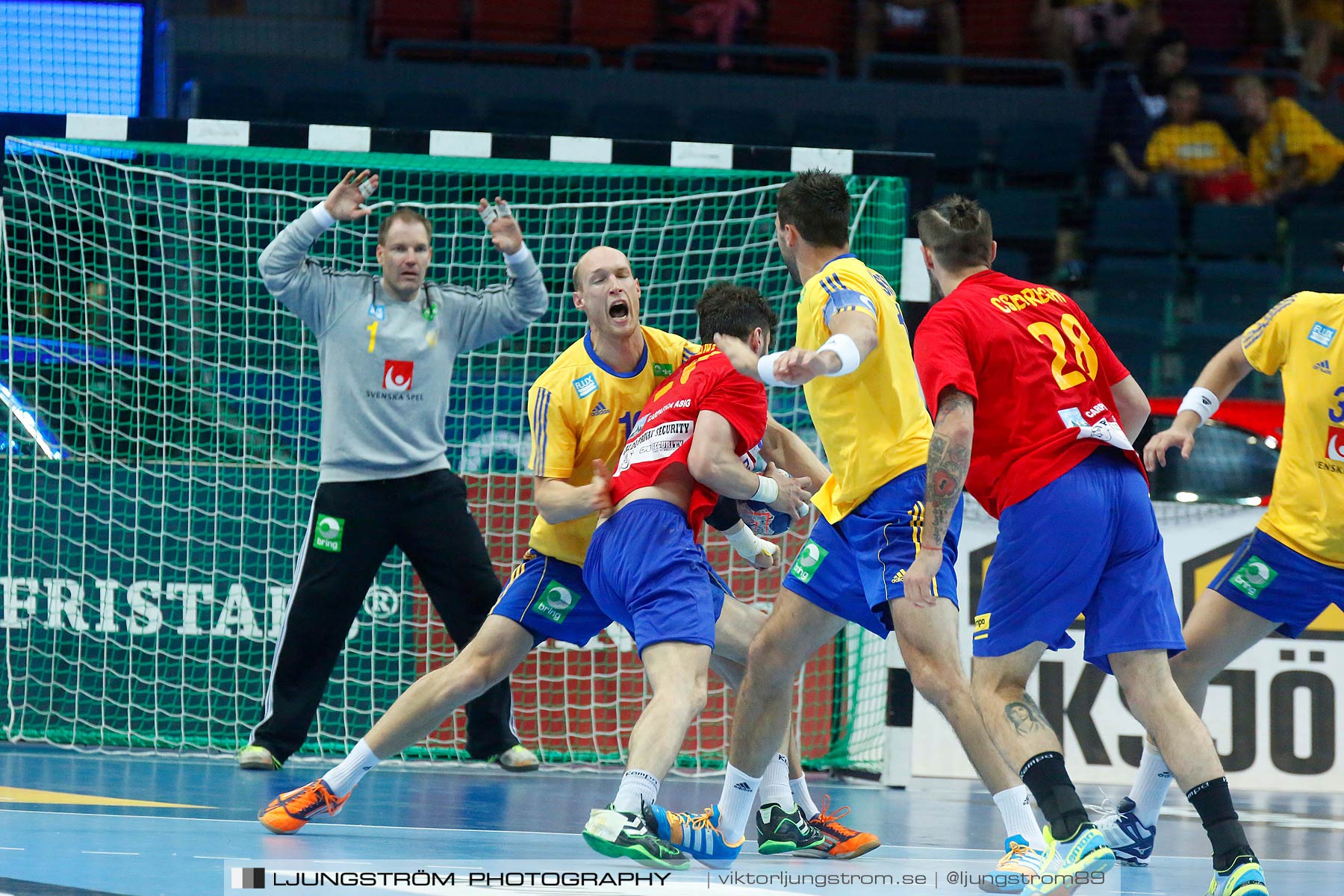 VM-kval Sverige-Rumänien 27-21,herr,Scandinavium,Göteborg,Sverige,Handboll,,2014,148396