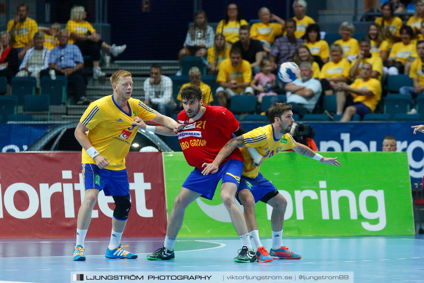 VM-kval Sverige-Rumänien 27-21,herr,Scandinavium,Göteborg,Sverige,Handboll,,2014,148435