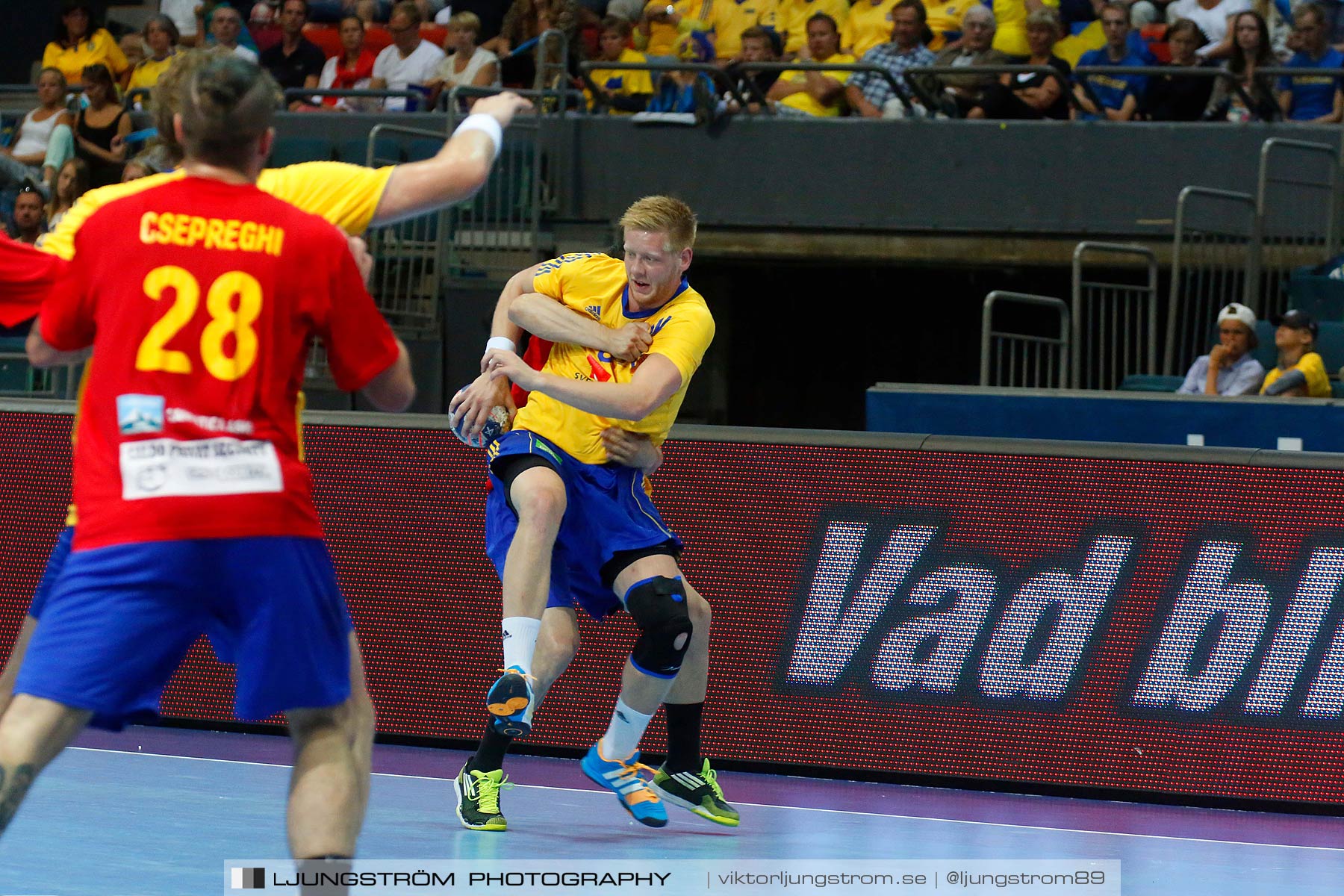 VM-kval Sverige-Rumänien 27-21,herr,Scandinavium,Göteborg,Sverige,Handboll,,2014,148464