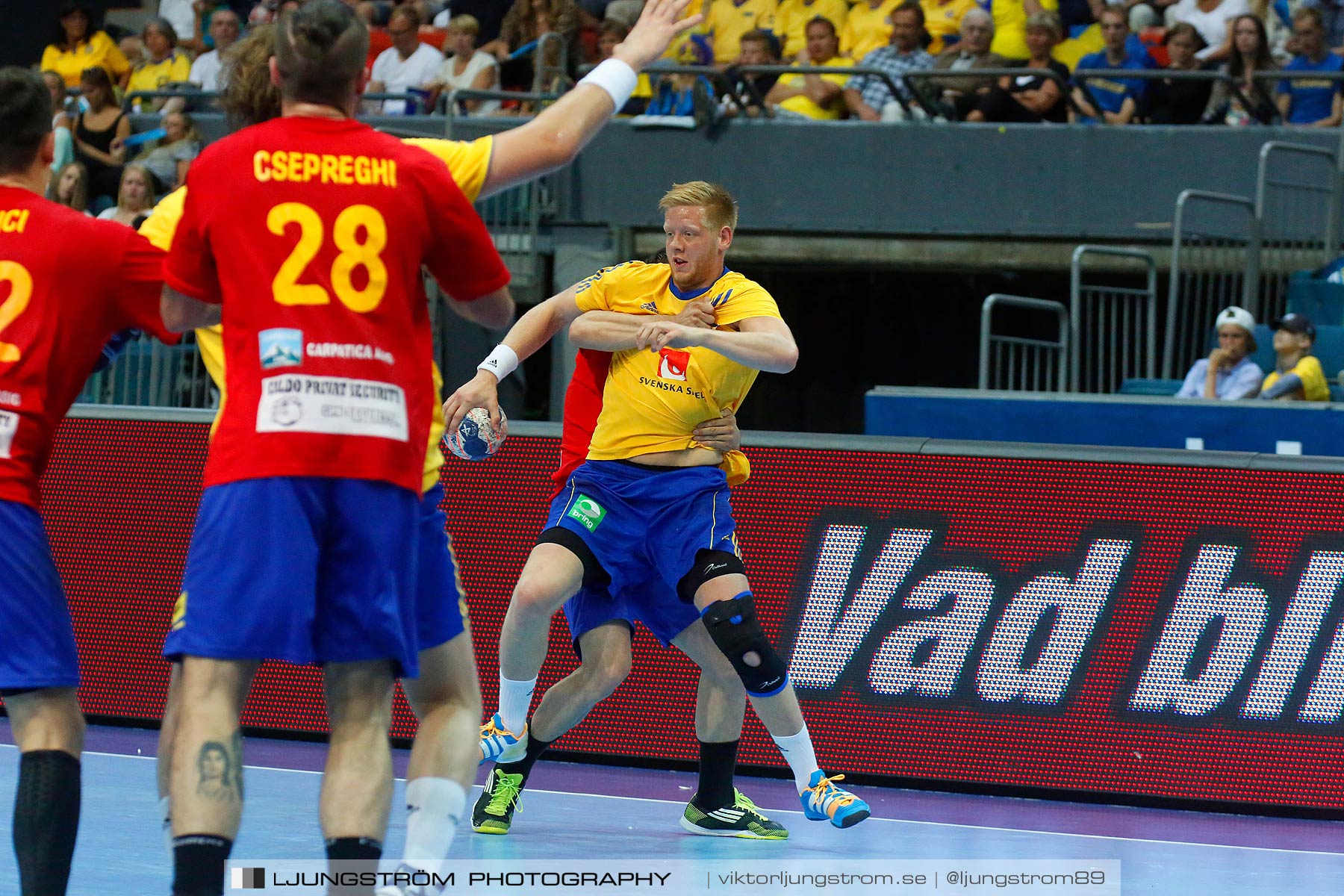VM-kval Sverige-Rumänien 27-21,herr,Scandinavium,Göteborg,Sverige,Handboll,,2014,148465