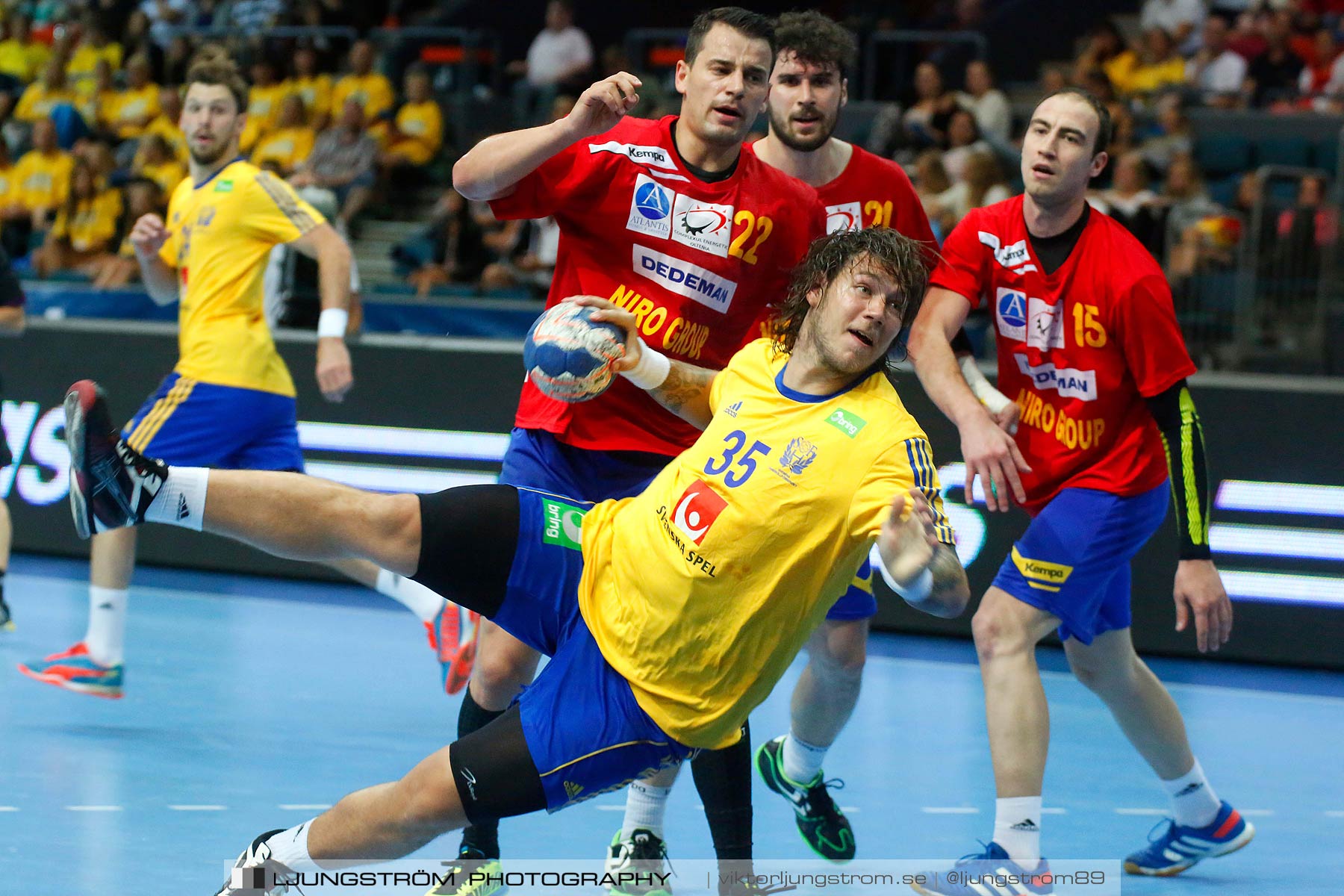 VM-kval Sverige-Rumänien 27-21,herr,Scandinavium,Göteborg,Sverige,Handboll,,2014,148472
