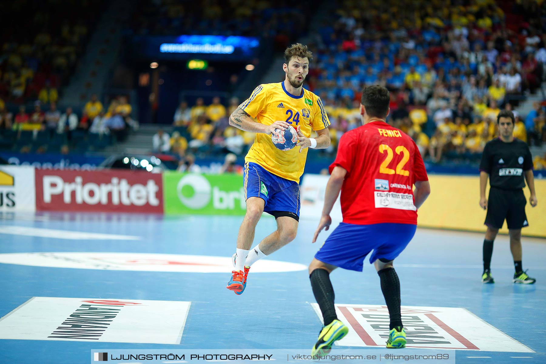 VM-kval Sverige-Rumänien 27-21,herr,Scandinavium,Göteborg,Sverige,Handboll,,2014,148516