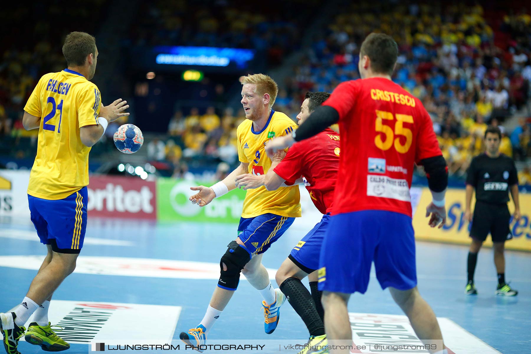 VM-kval Sverige-Rumänien 27-21,herr,Scandinavium,Göteborg,Sverige,Handboll,,2014,148524