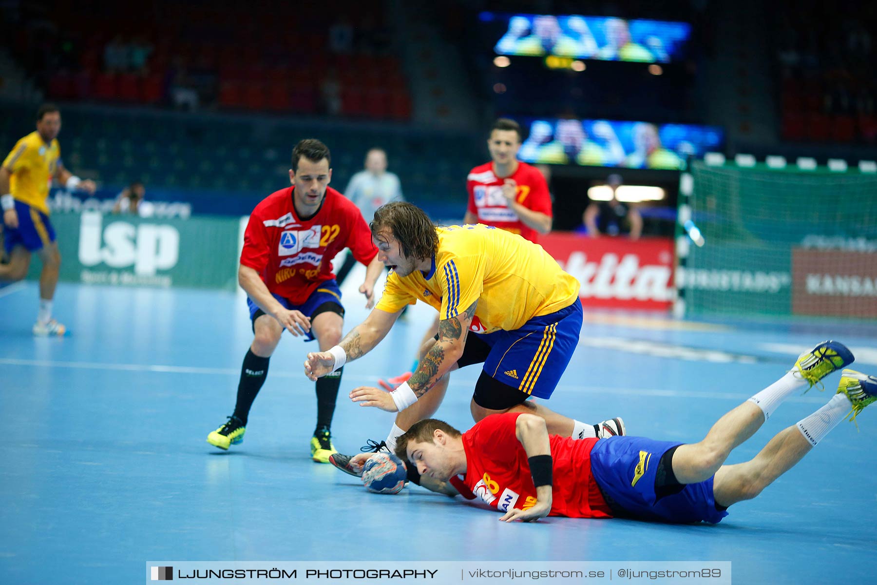 VM-kval Sverige-Rumänien 27-21,herr,Scandinavium,Göteborg,Sverige,Handboll,,2014,148550
