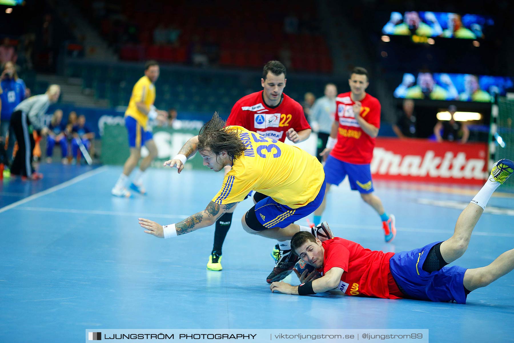 VM-kval Sverige-Rumänien 27-21,herr,Scandinavium,Göteborg,Sverige,Handboll,,2014,148551