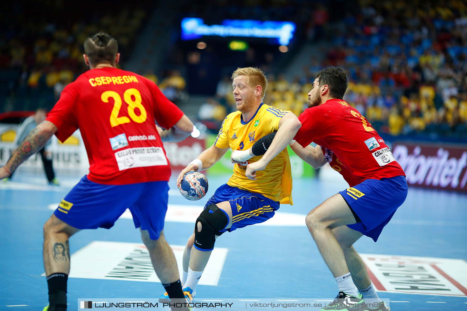 VM-kval Sverige-Rumänien 27-21,herr,Scandinavium,Göteborg,Sverige,Handboll,,2014,148576