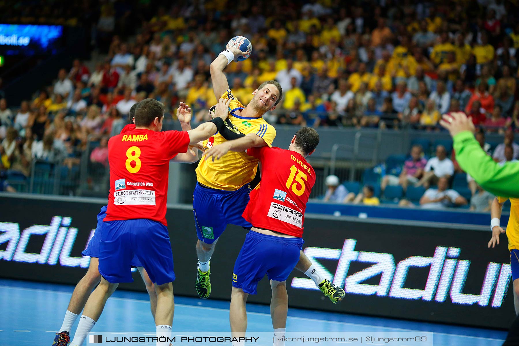 VM-kval Sverige-Rumänien 27-21,herr,Scandinavium,Göteborg,Sverige,Handboll,,2014,148585