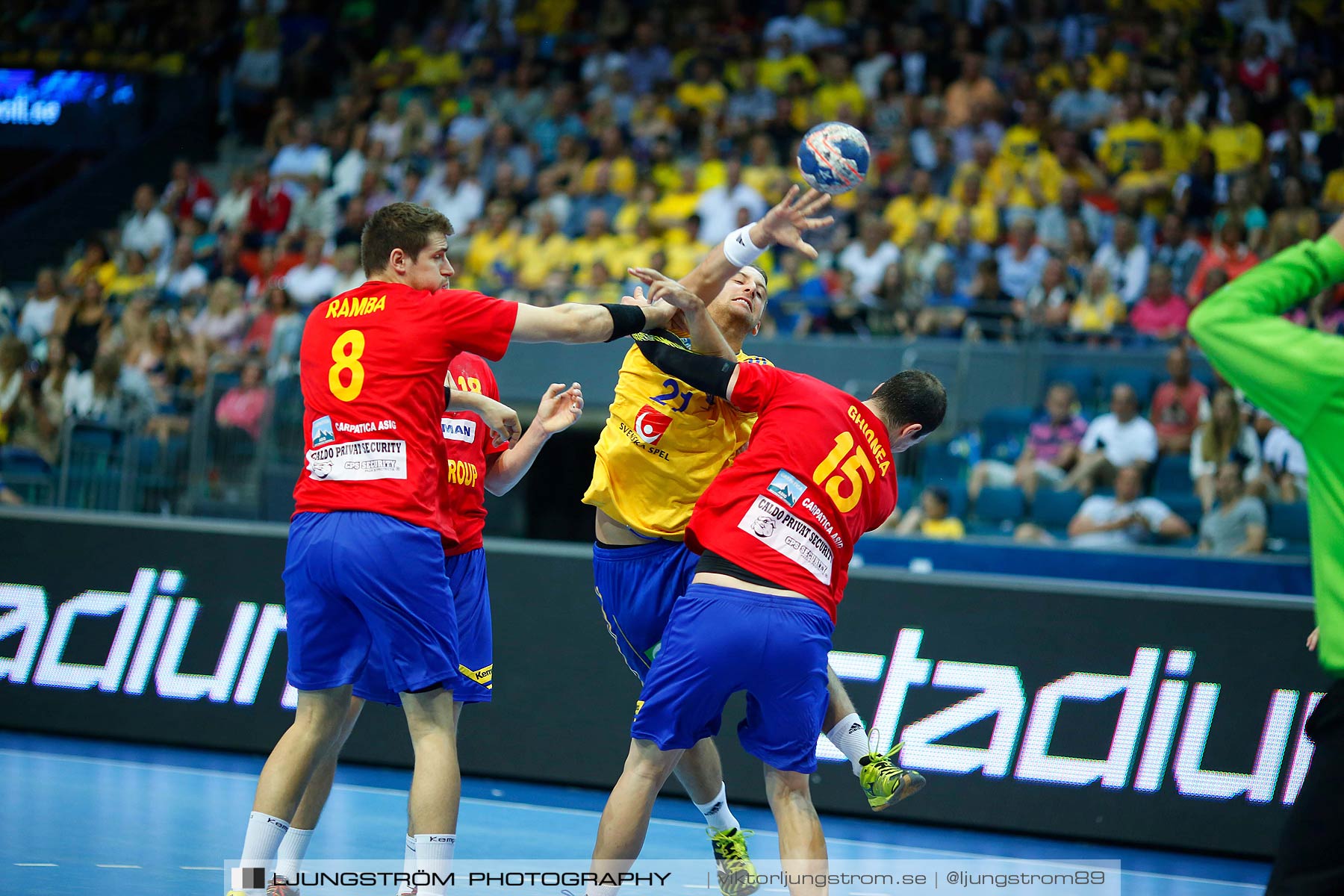 VM-kval Sverige-Rumänien 27-21,herr,Scandinavium,Göteborg,Sverige,Handboll,,2014,148586
