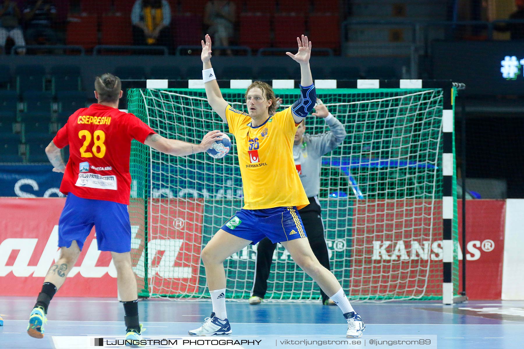 VM-kval Sverige-Rumänien 27-21,herr,Scandinavium,Göteborg,Sverige,Handboll,,2014,148630