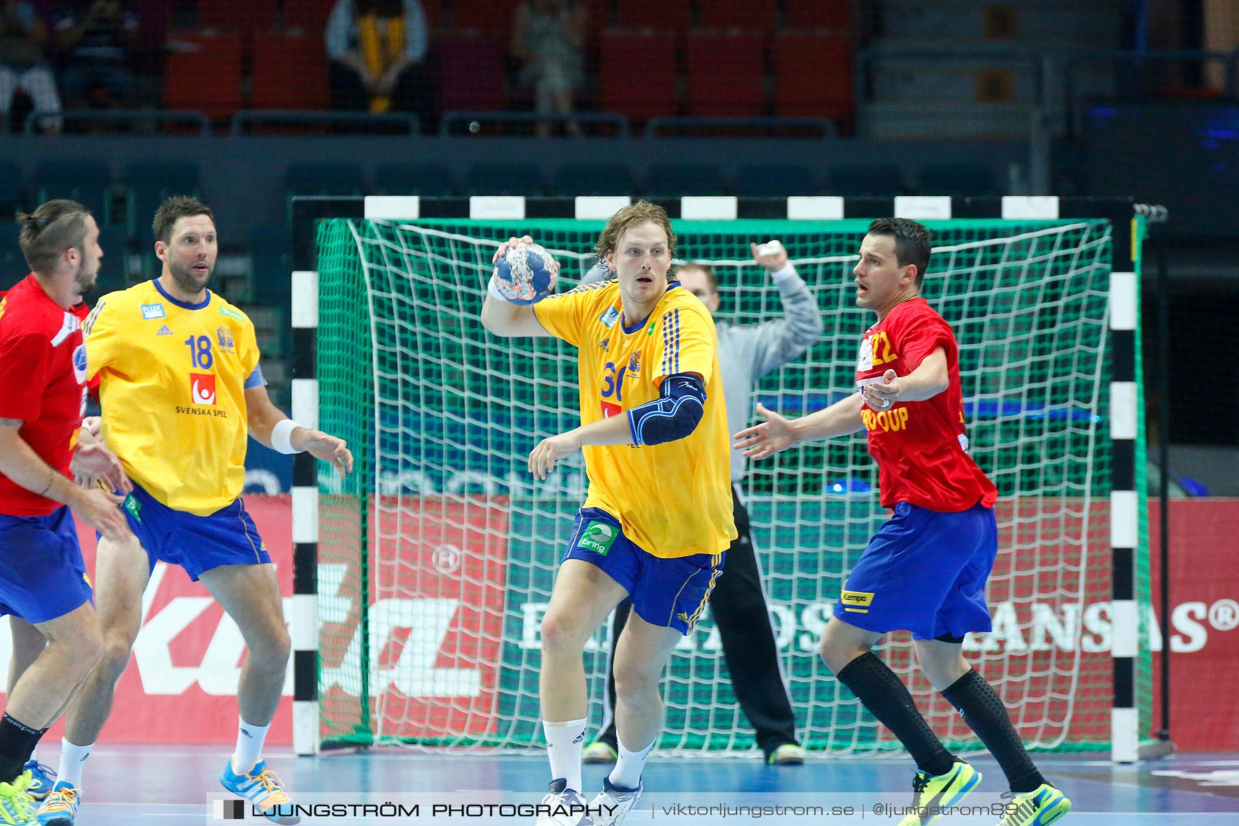 VM-kval Sverige-Rumänien 27-21,herr,Scandinavium,Göteborg,Sverige,Handboll,,2014,148634