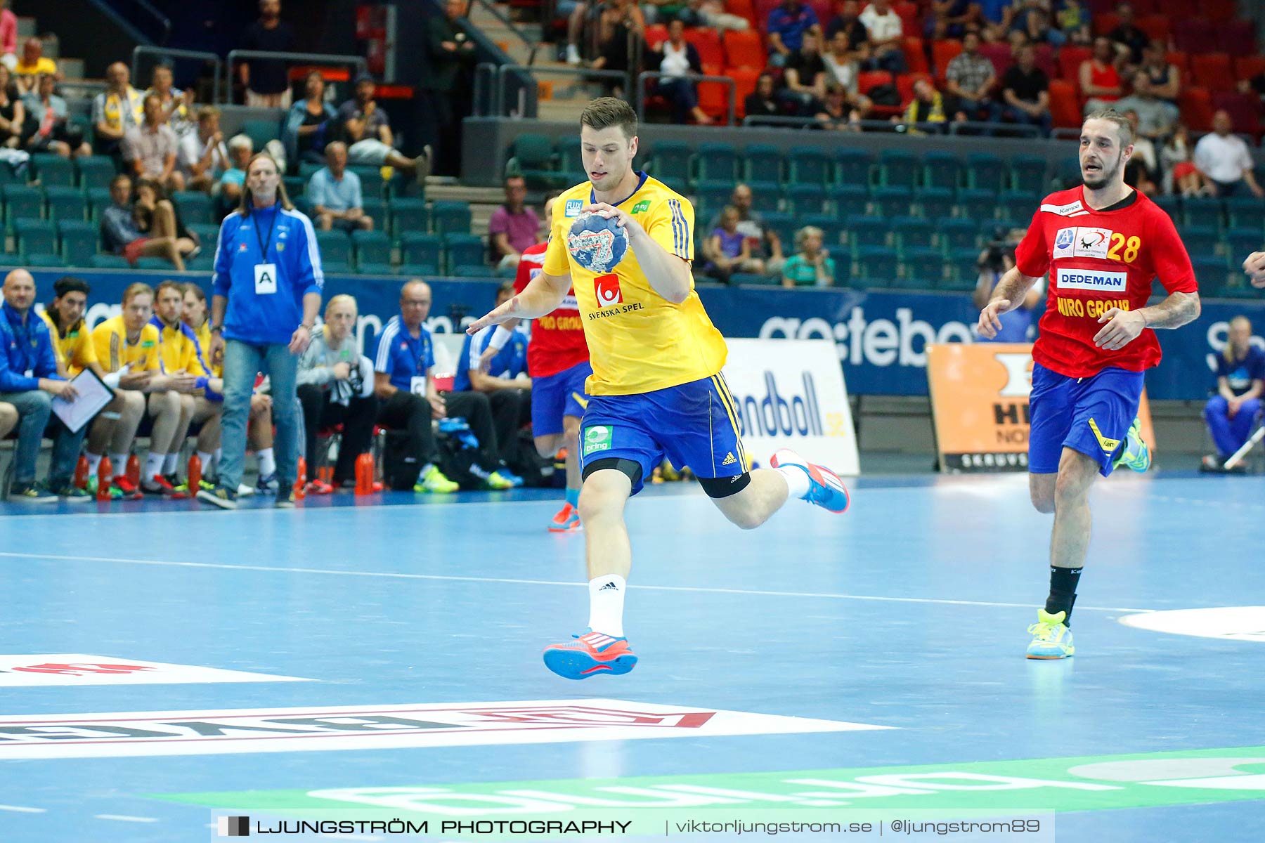 VM-kval Sverige-Rumänien 27-21,herr,Scandinavium,Göteborg,Sverige,Handboll,,2014,148638