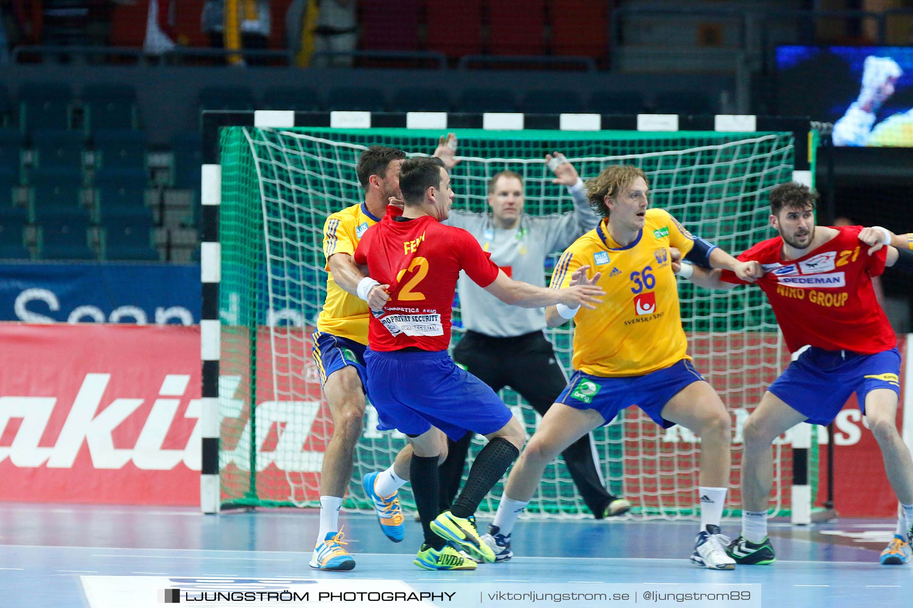 VM-kval Sverige-Rumänien 27-21,herr,Scandinavium,Göteborg,Sverige,Handboll,,2014,148699