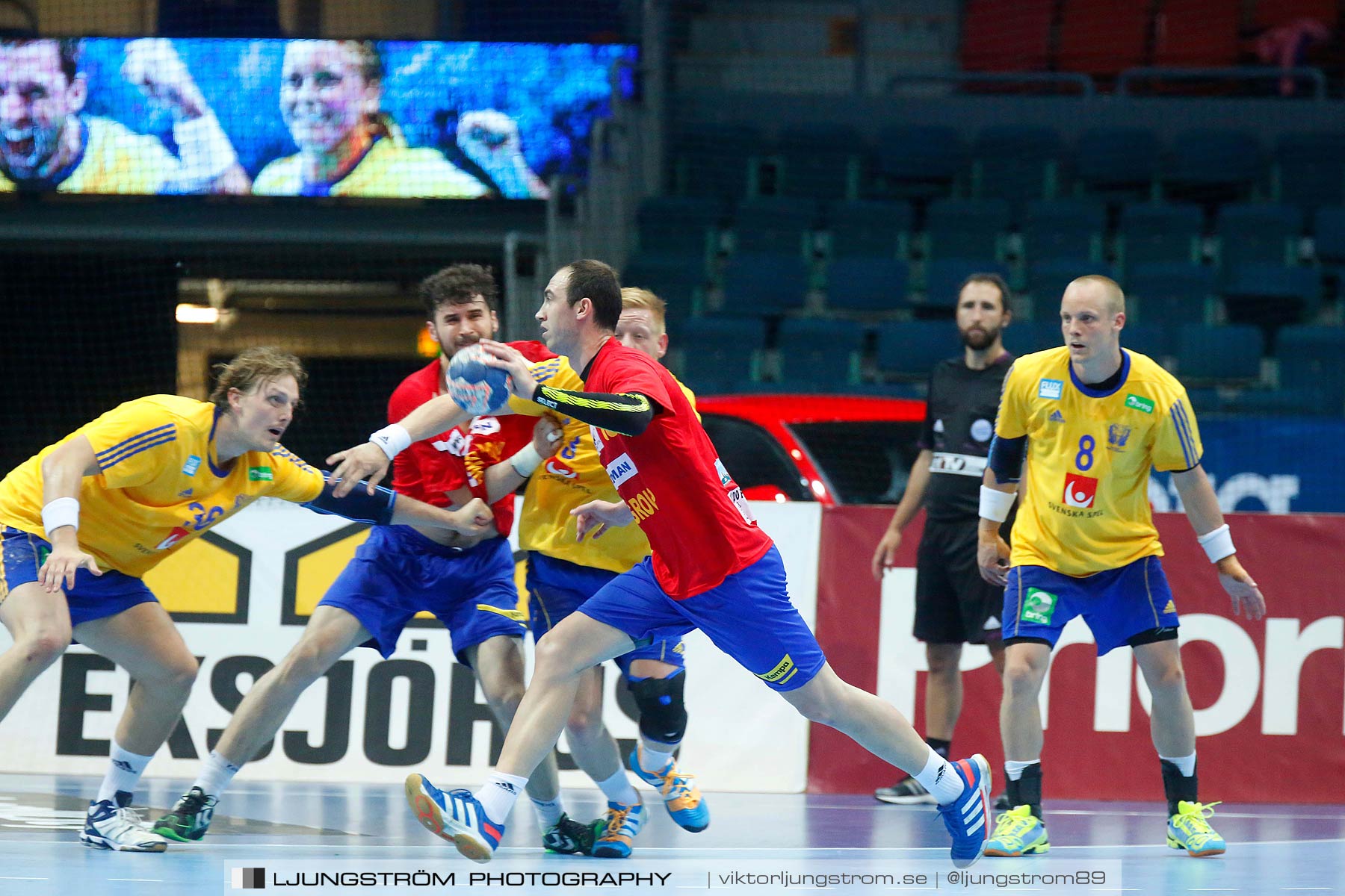 VM-kval Sverige-Rumänien 27-21,herr,Scandinavium,Göteborg,Sverige,Handboll,,2014,148700