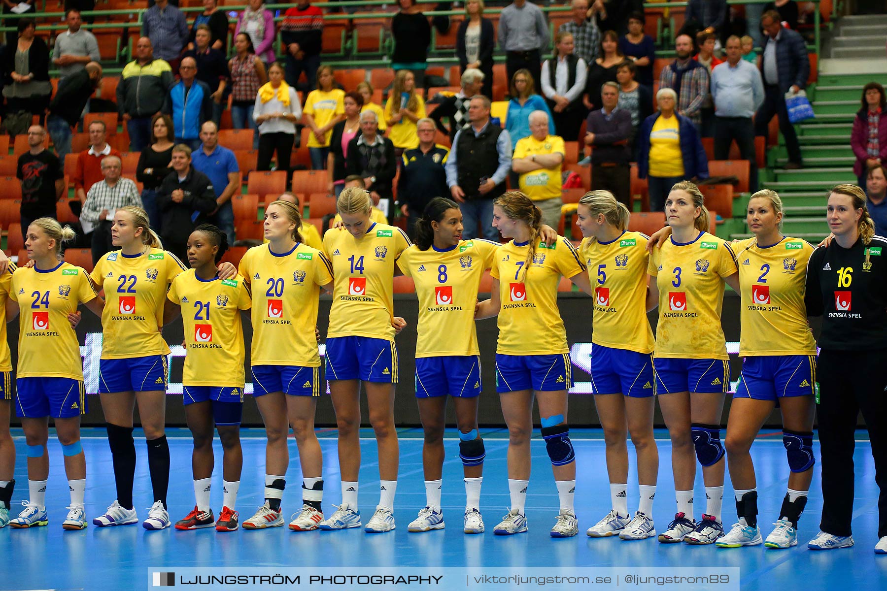 Landskamp Sverige-Island 32-24,dam,Arena Skövde,Skövde,Sverige,Handboll,,2014,150616