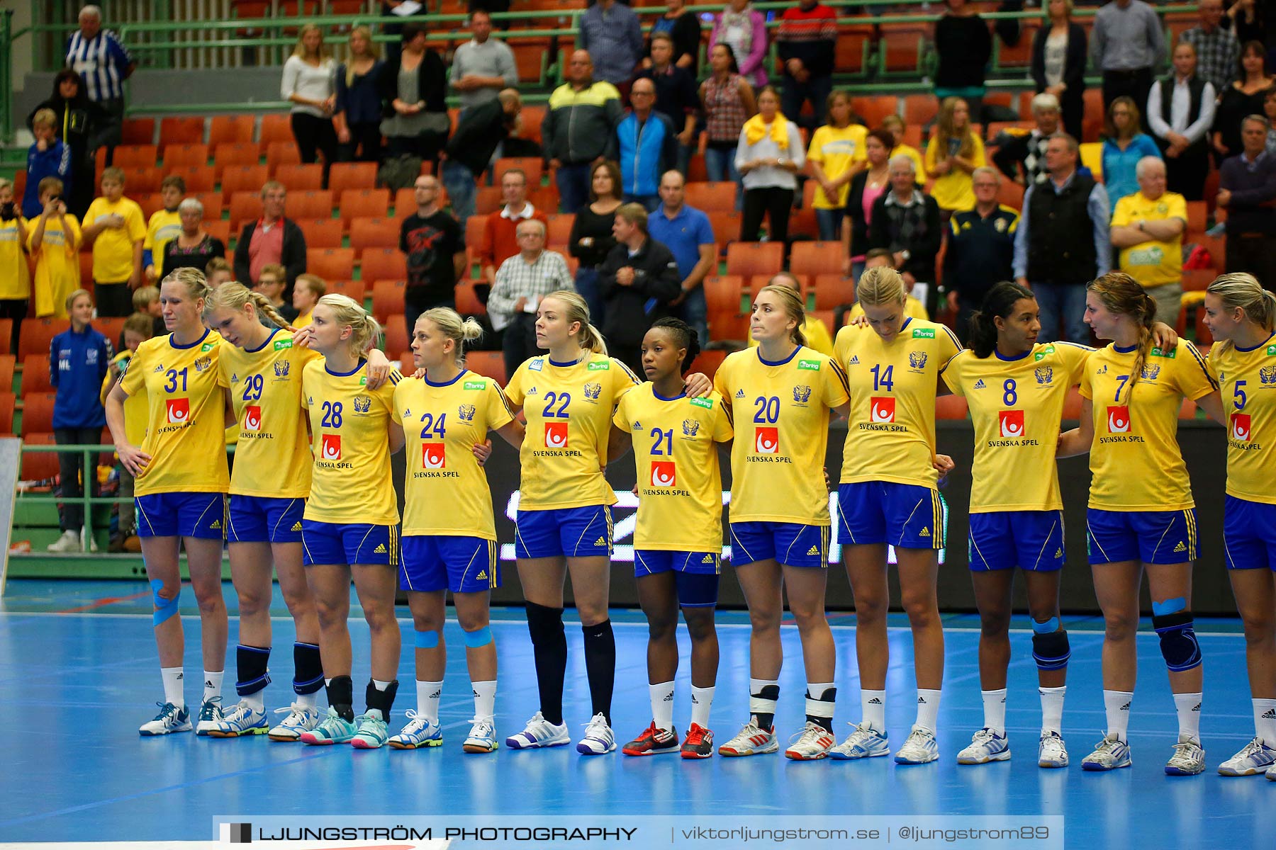 Landskamp Sverige-Island 32-24,dam,Arena Skövde,Skövde,Sverige,Handboll,,2014,150617