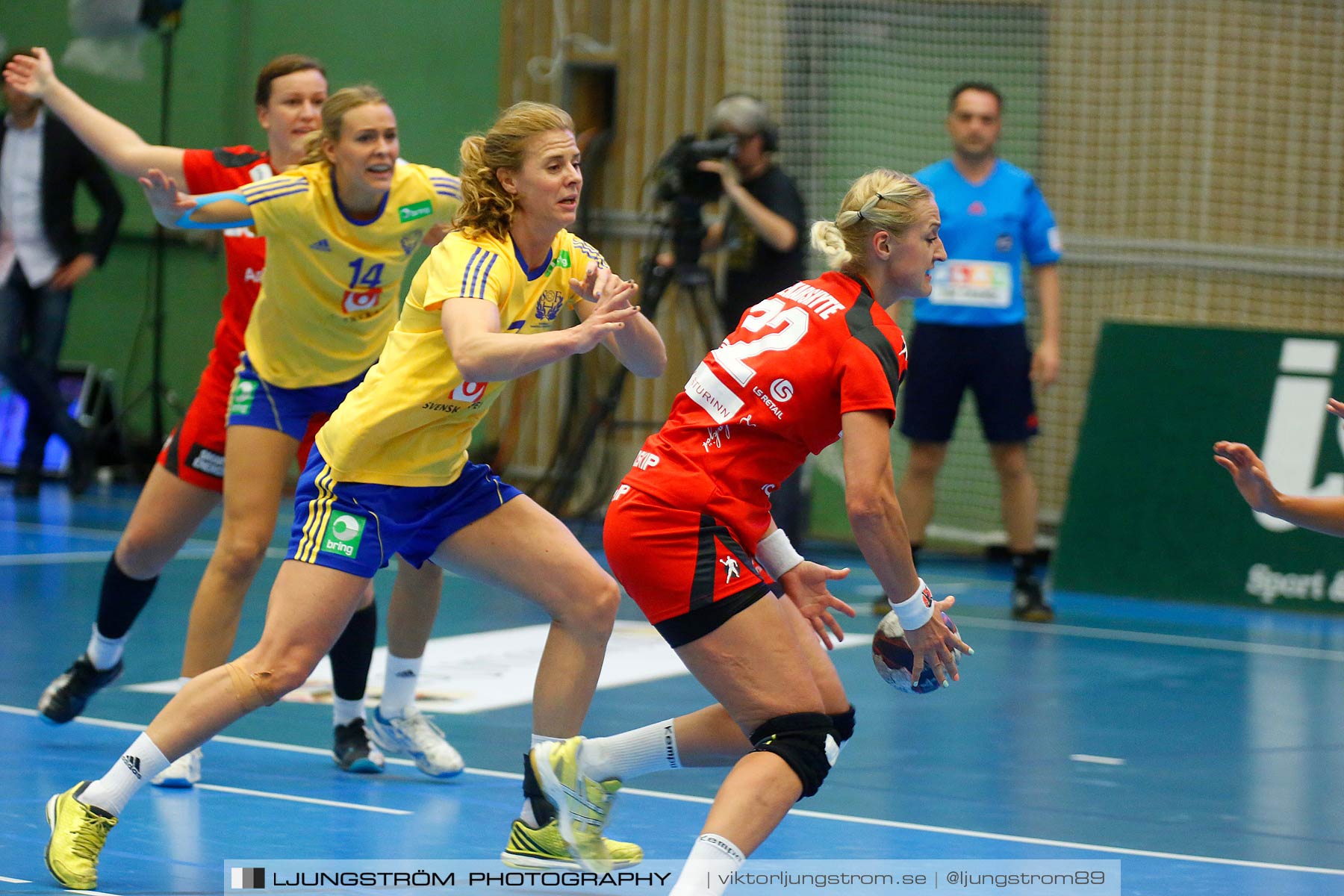 Landskamp Sverige-Island 32-24,dam,Arena Skövde,Skövde,Sverige,Handboll,,2014,151047