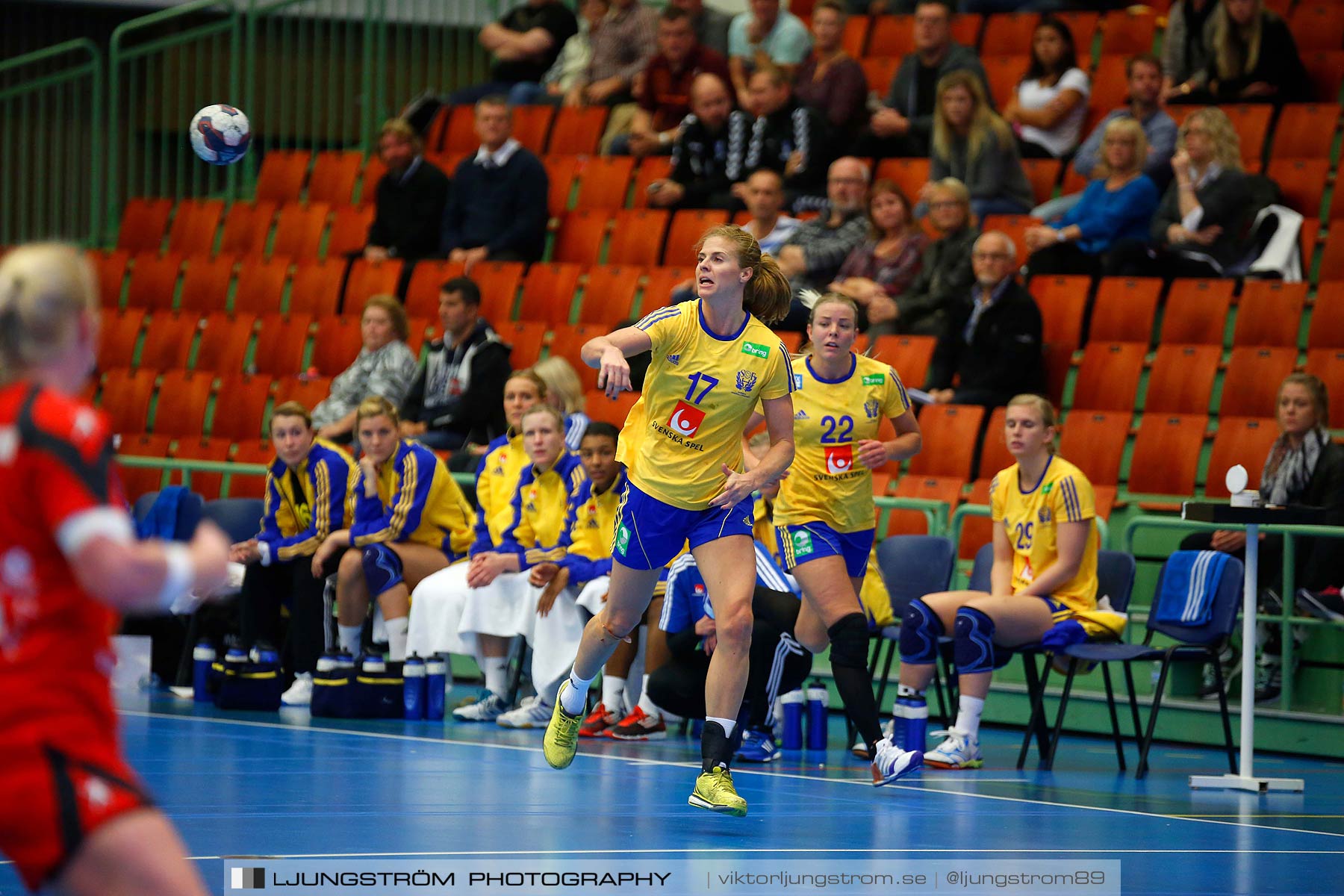 Landskamp Sverige-Island 32-24,dam,Arena Skövde,Skövde,Sverige,Handboll,,2014,151232