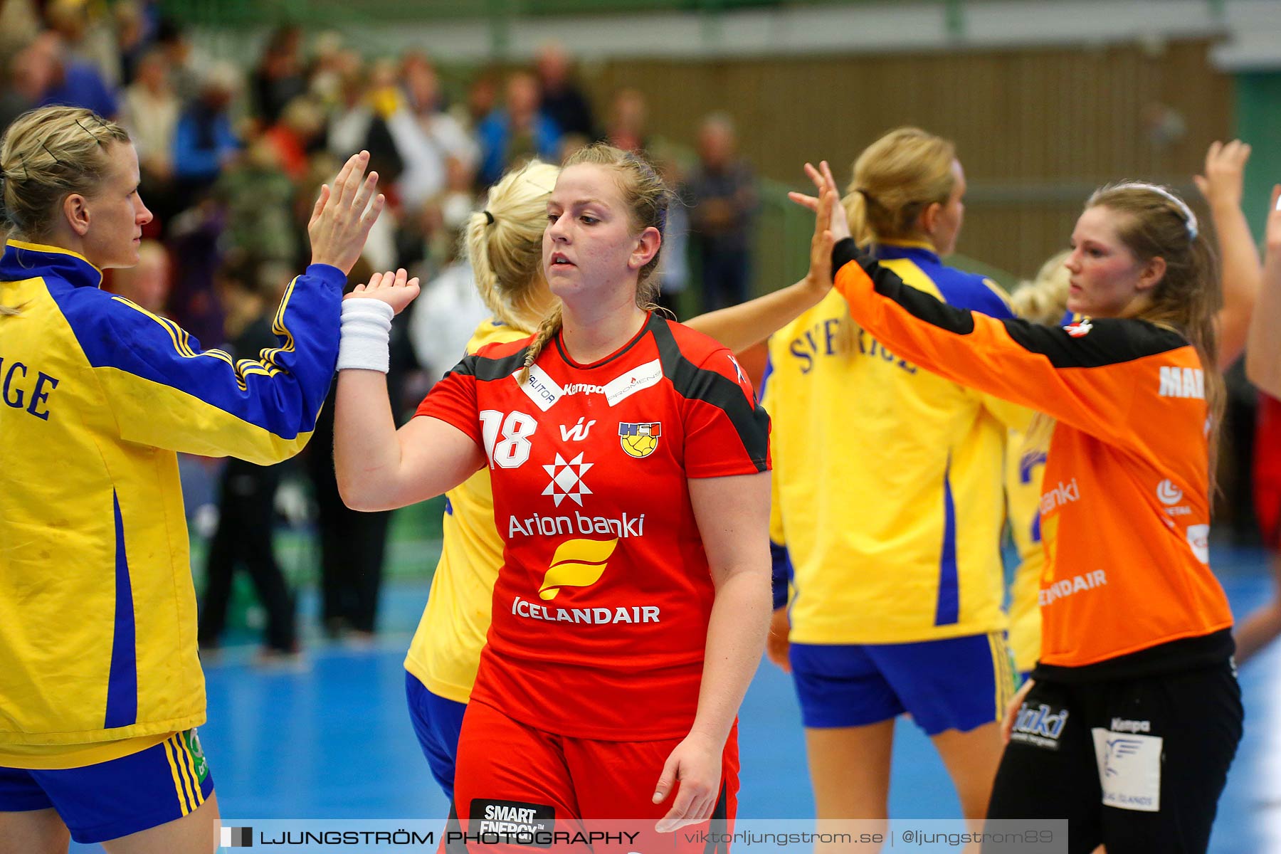 Landskamp Sverige-Island 32-24,dam,Arena Skövde,Skövde,Sverige,Handboll,,2014,151421